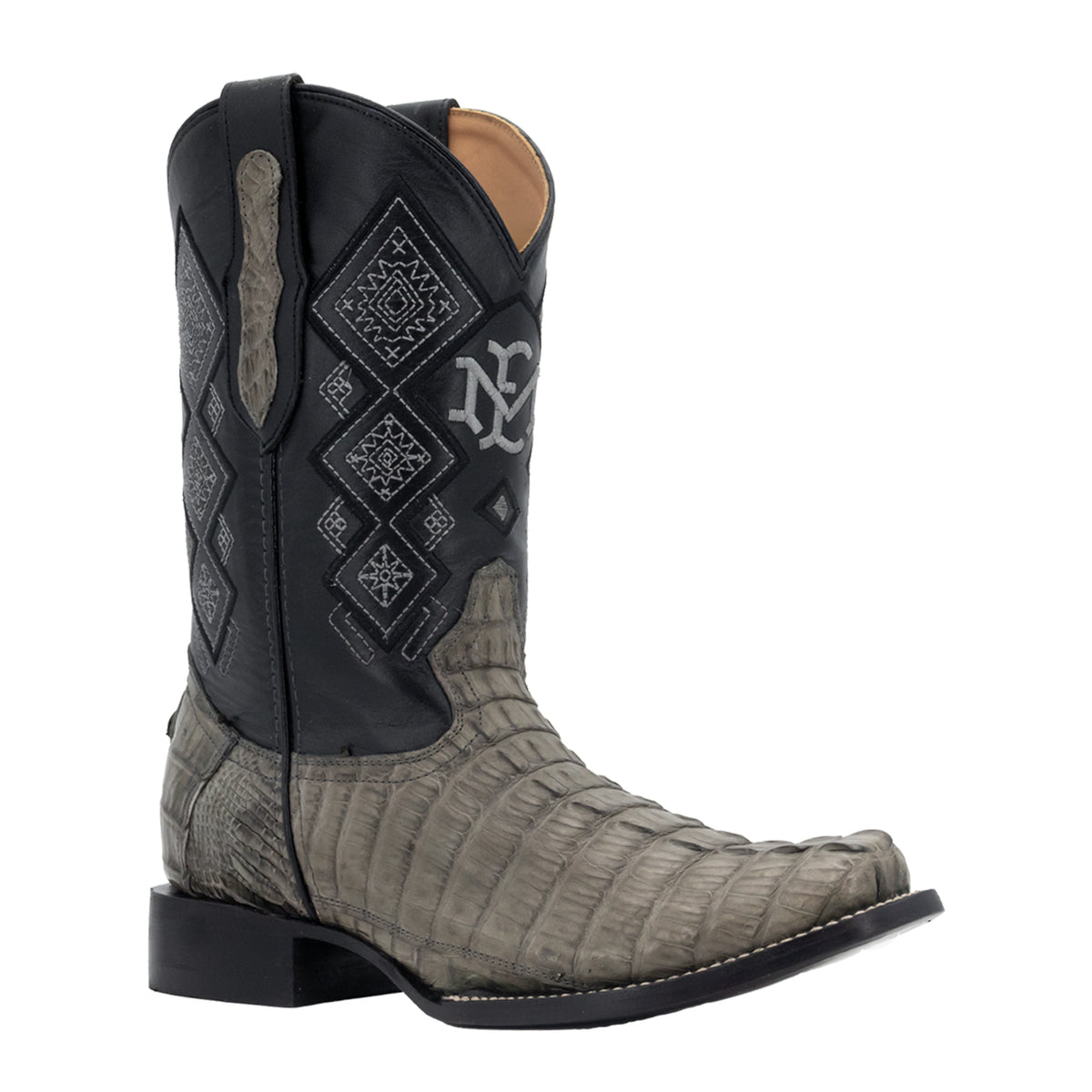 Bota Vaquera Dubai Para Caballero Piel Cocodrilo Cola