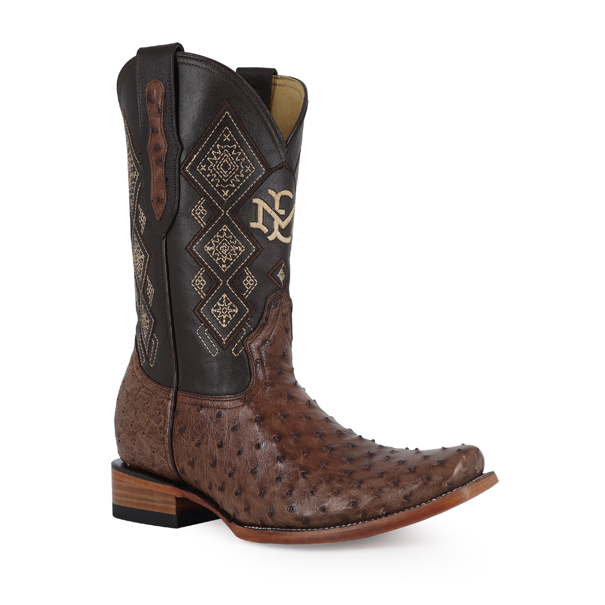 Bota Vaquera Dubai Para Caballero Piel De Avestruz