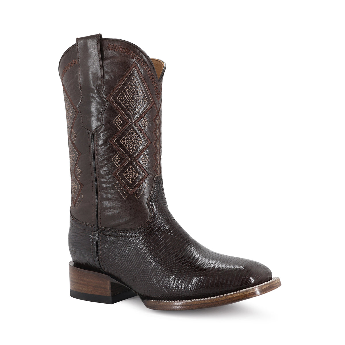 Bota Vaquera Bulldog Para Caballero Piel Lizzar