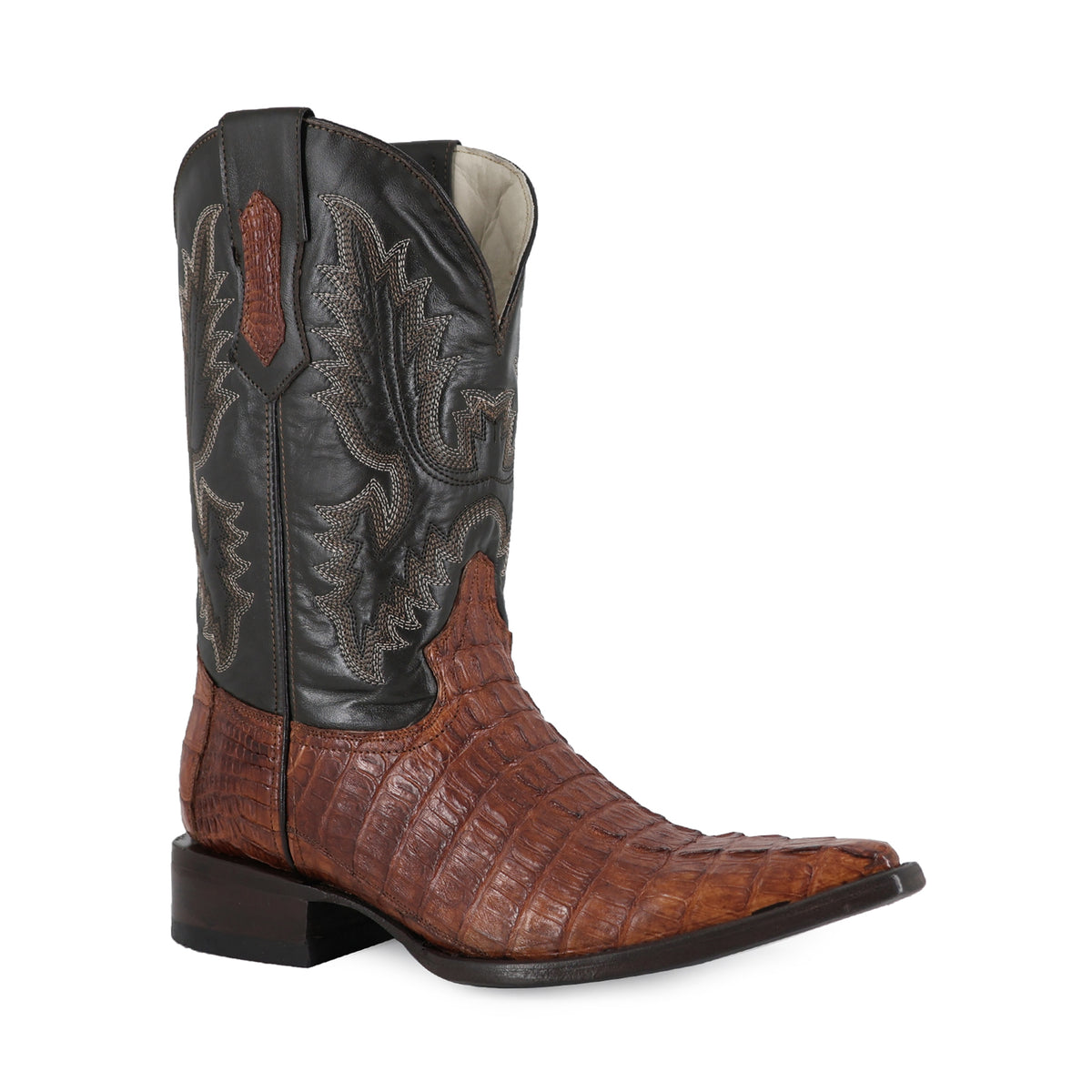 Bota Vaquera Chihuahua Para Caballero Piel Cocodrilo Cola