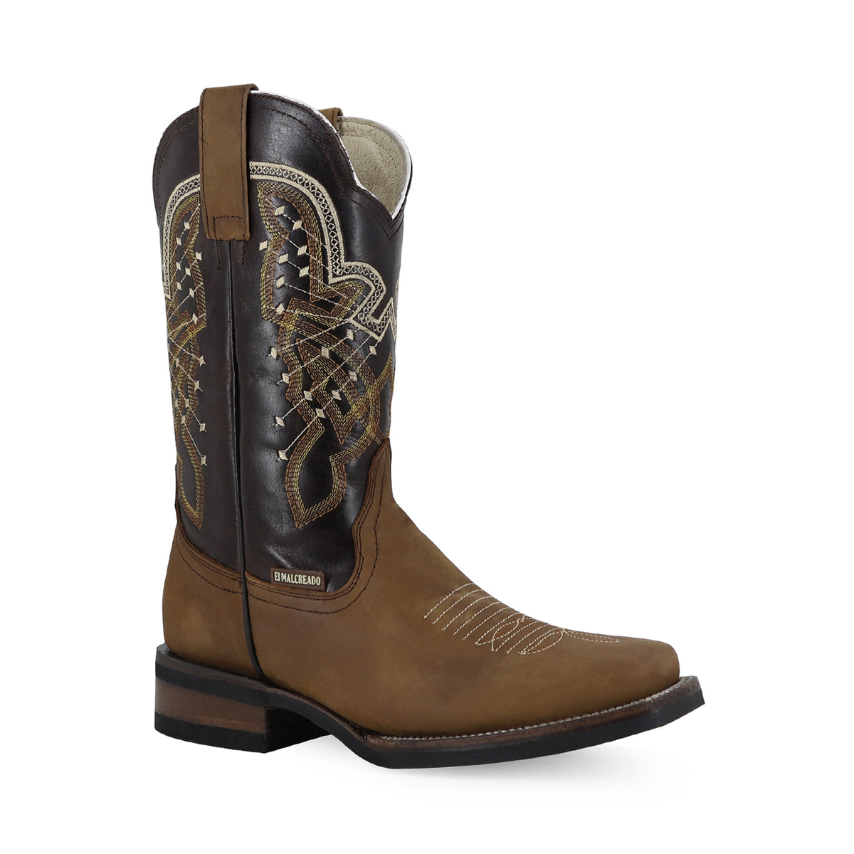 Bota Vaquera Rodeo Para Caballero Piel Crazy