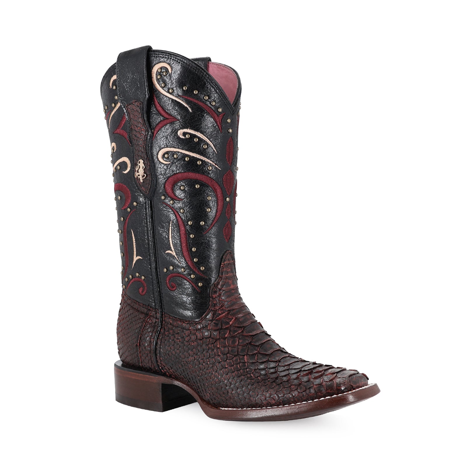 Bota vaquera para dama de piel modelo Joya