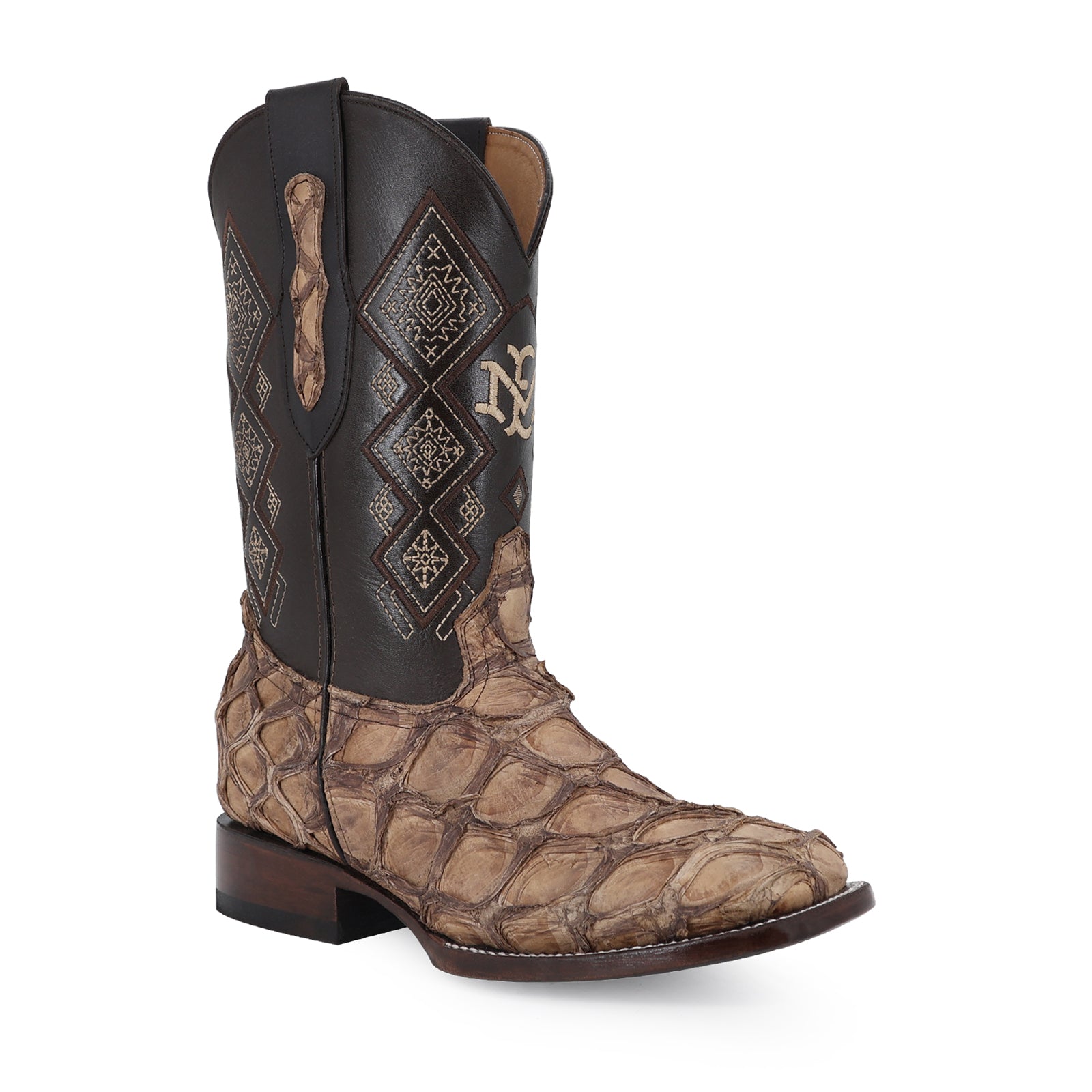 Bota Vaquera Bulldog Pescado Nobuck Cafe