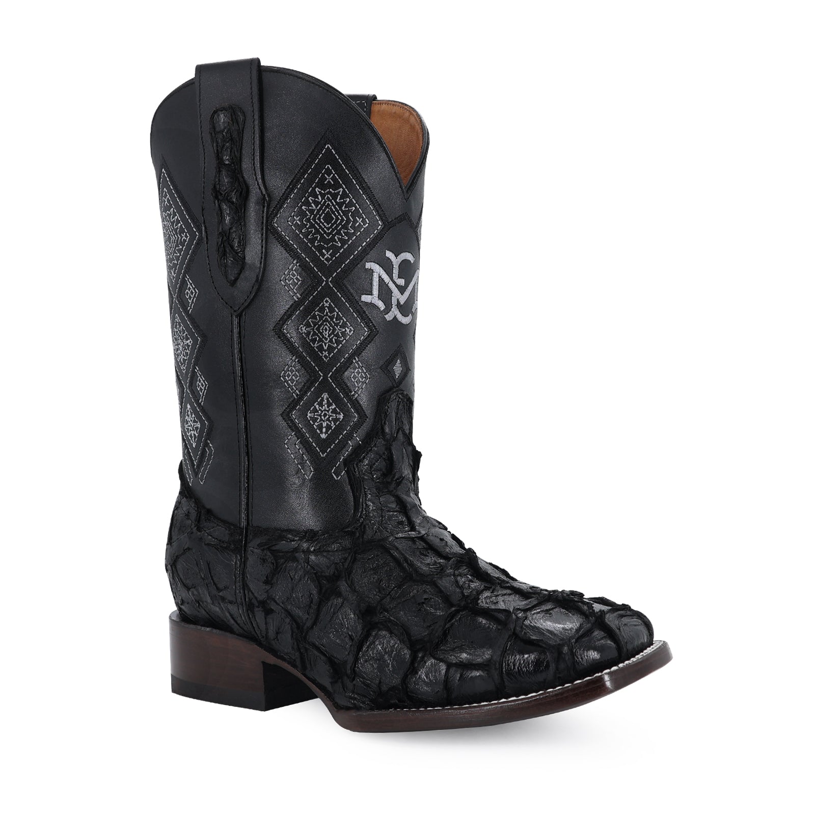 Bota Vaquera Bulldog Pescado Negro