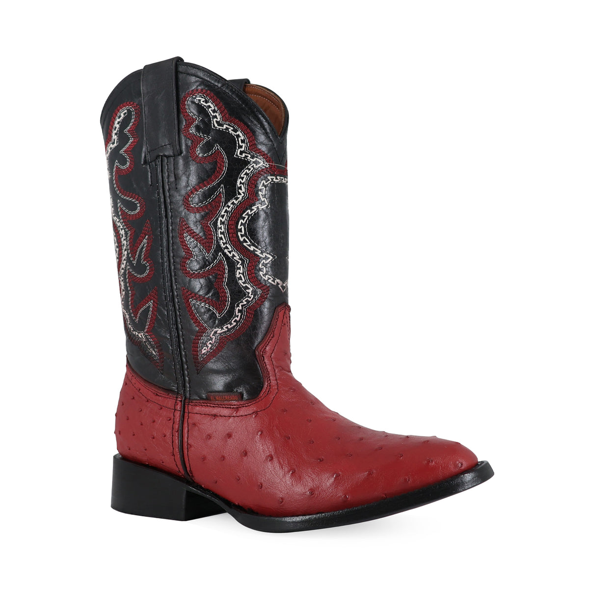 Bota Vaquera Oval Para Caballero Piel De Avestruz