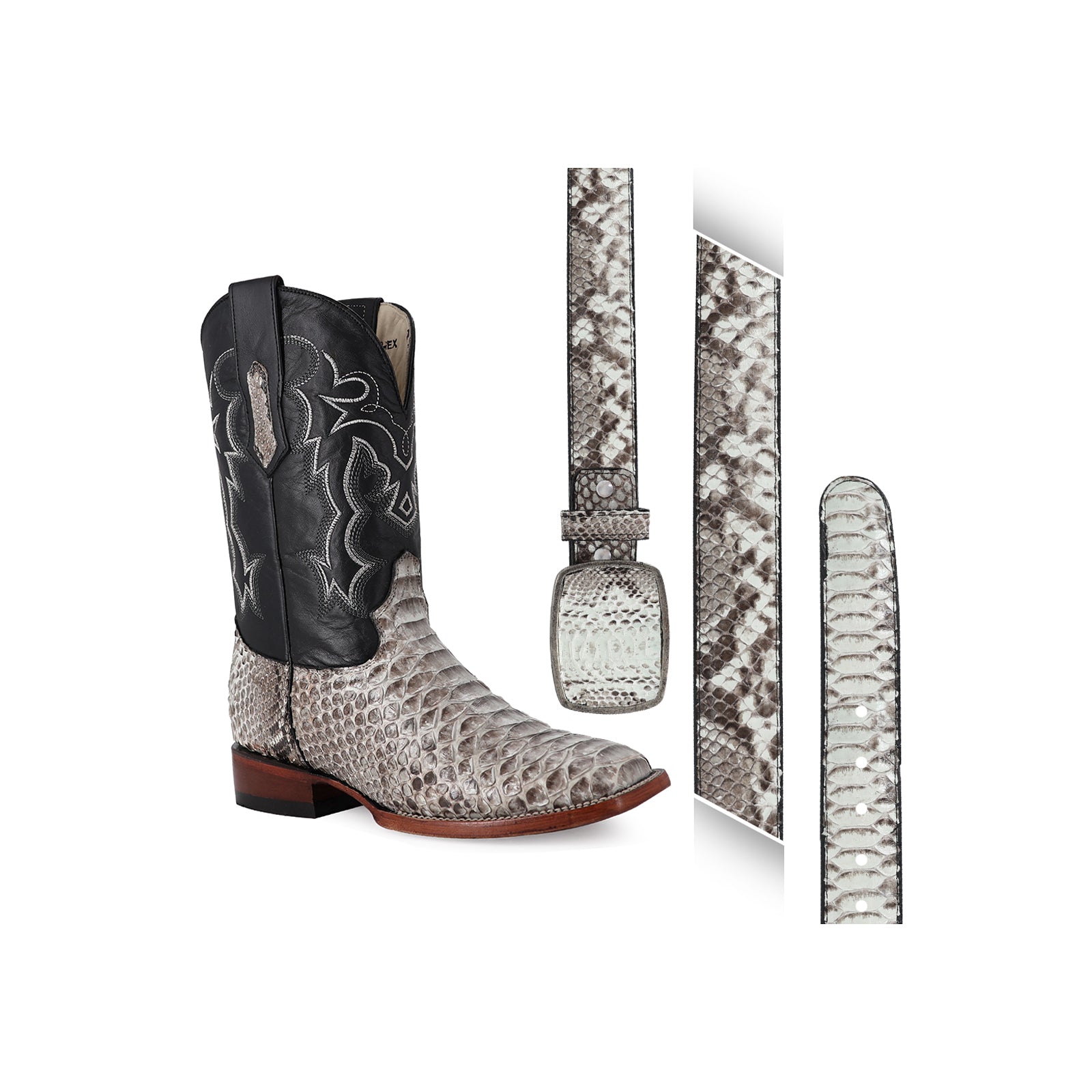 Combo Bota Y Cinto HC A Elegir Bota Bulldog Piton Natural – Botas El ...