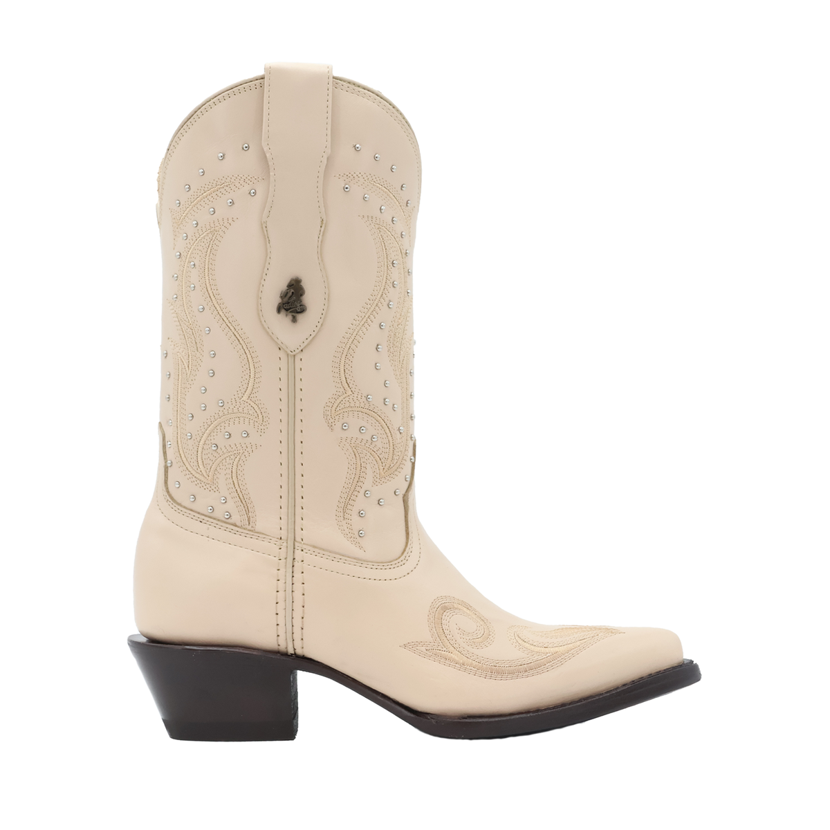 Bota vaquera para dama de piel modelo camelia