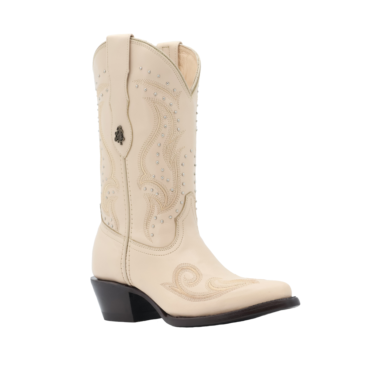 Bota vaquera para dama de piel modelo camelia