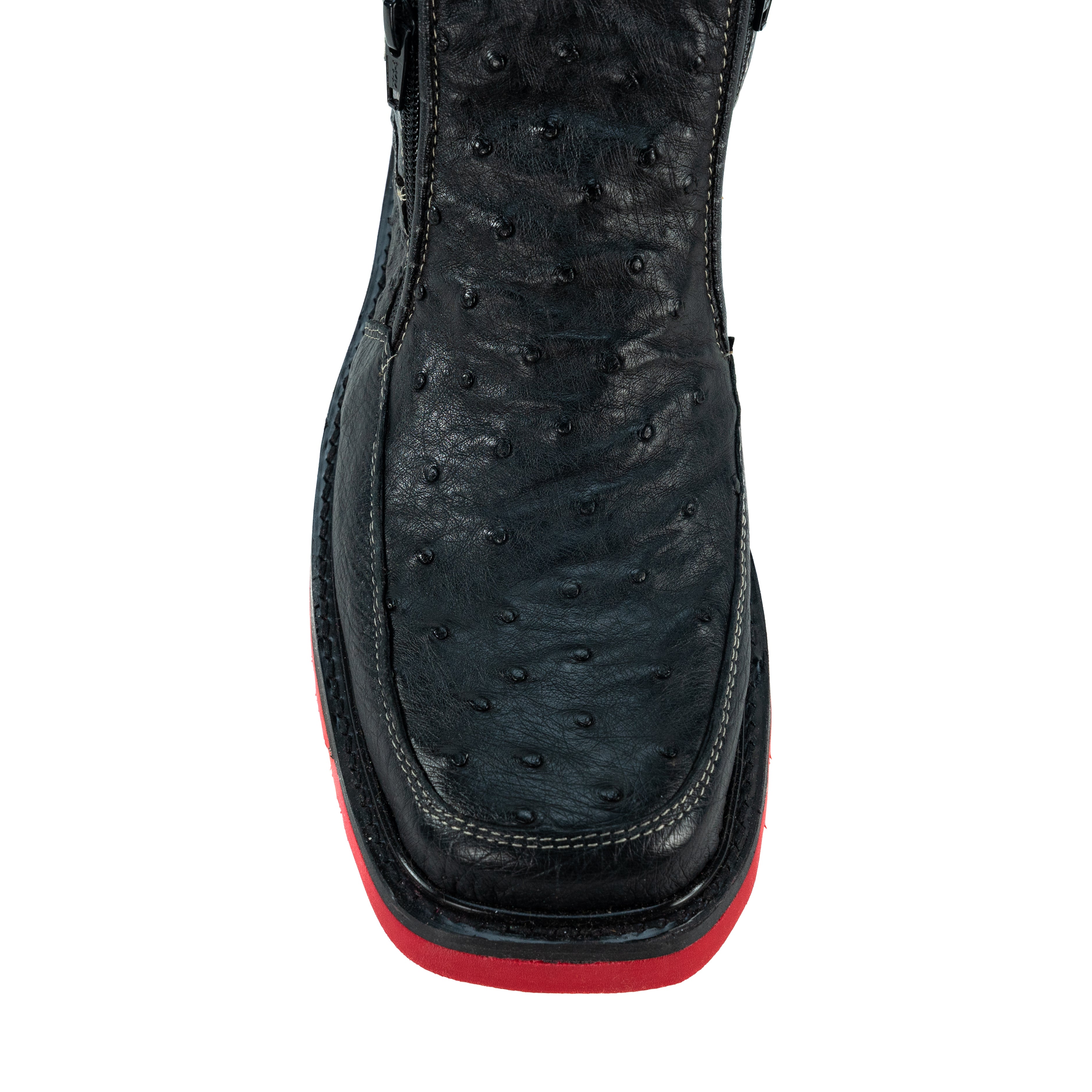 Botin Macho En Piel De Avestruz