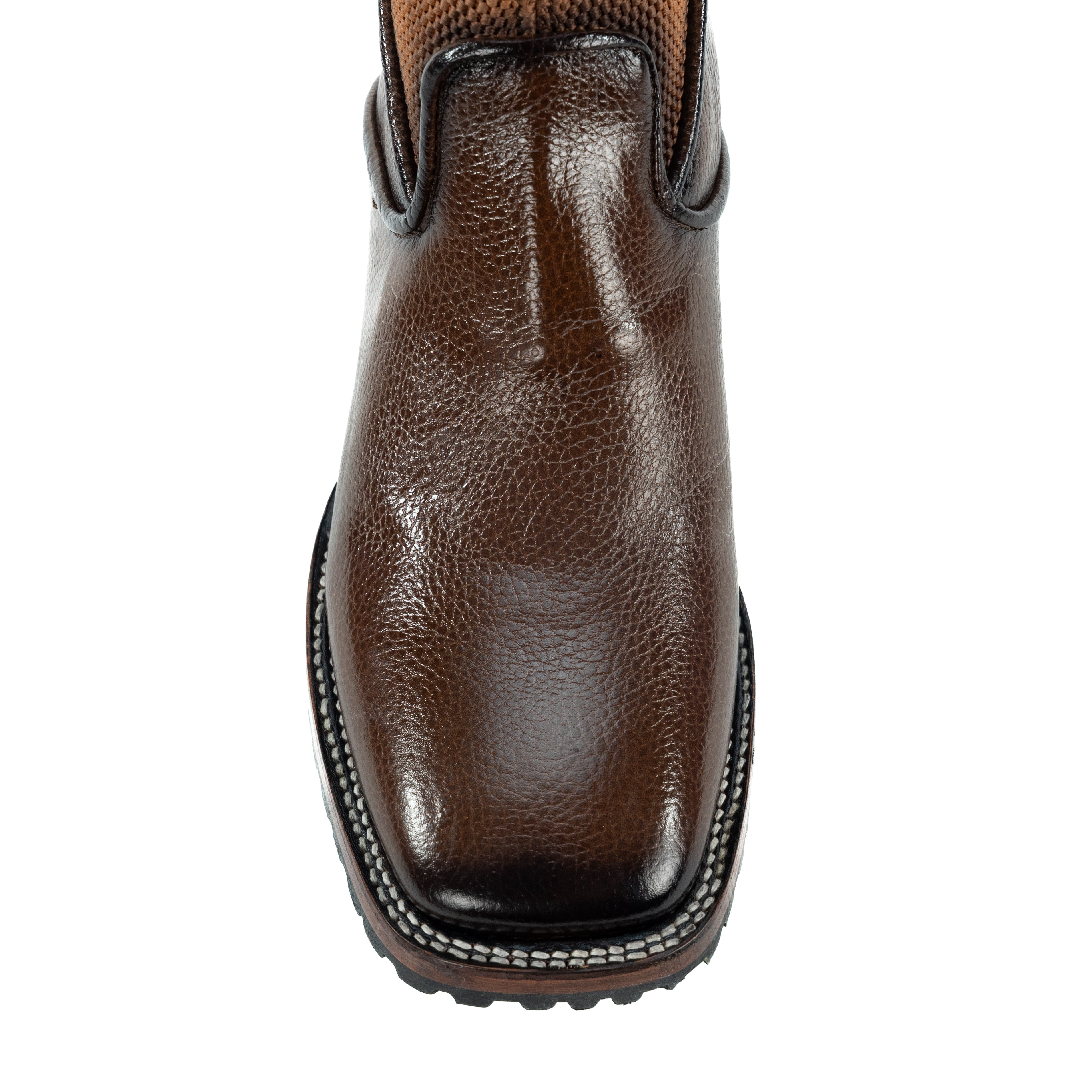 Botin Felino En Piel De Res