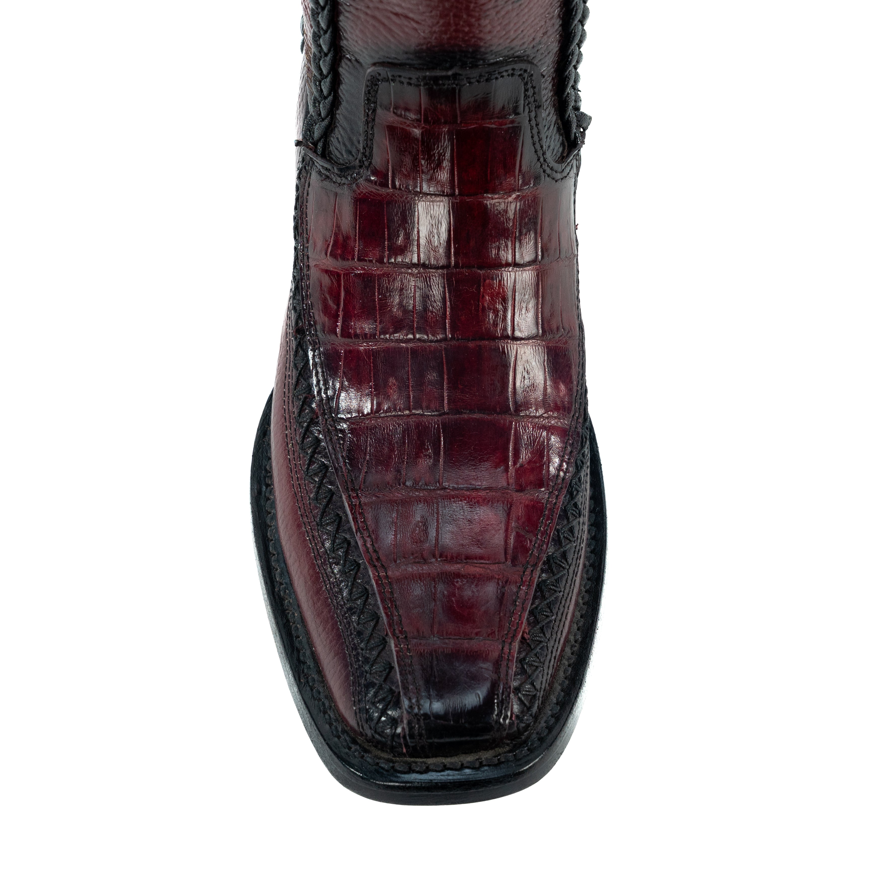 Botin Jefe En Piel De Cocodrilo Belly