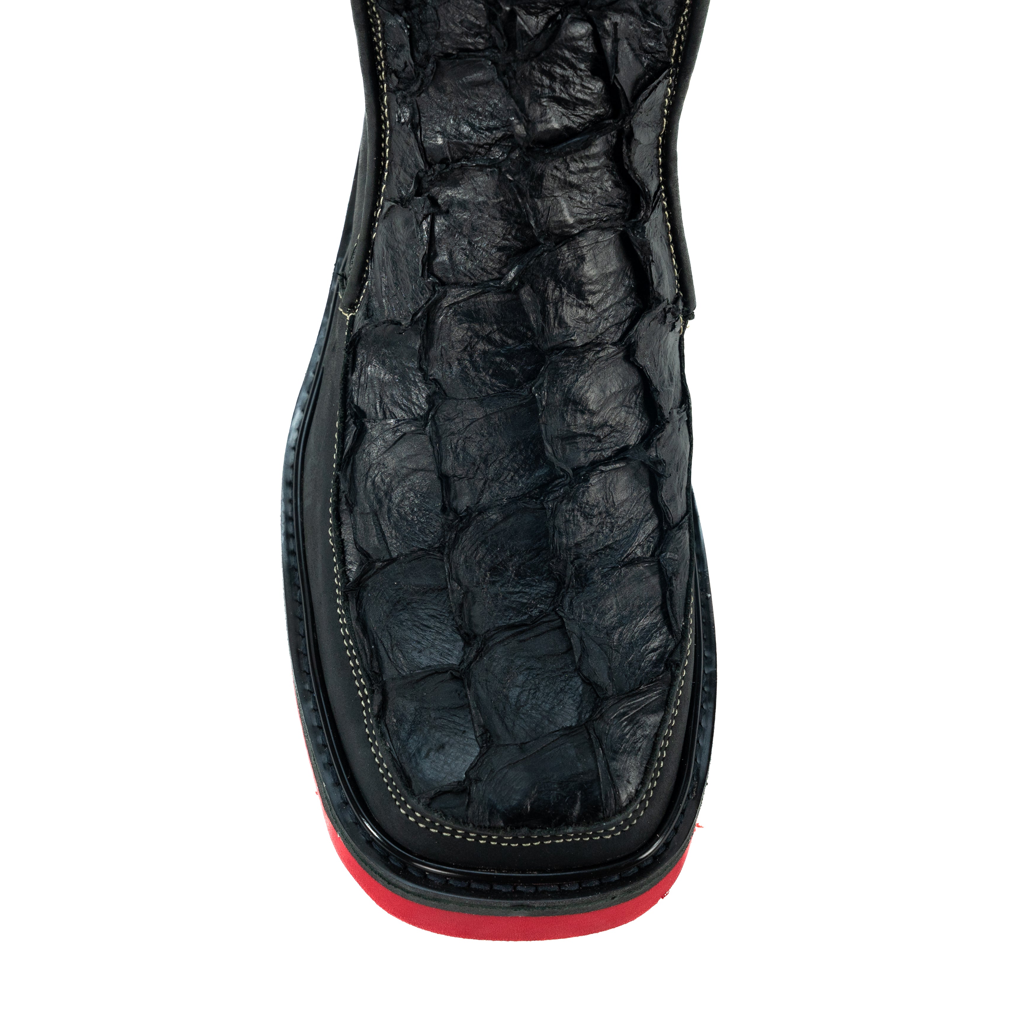 Botin Macho En Piel De Pescado