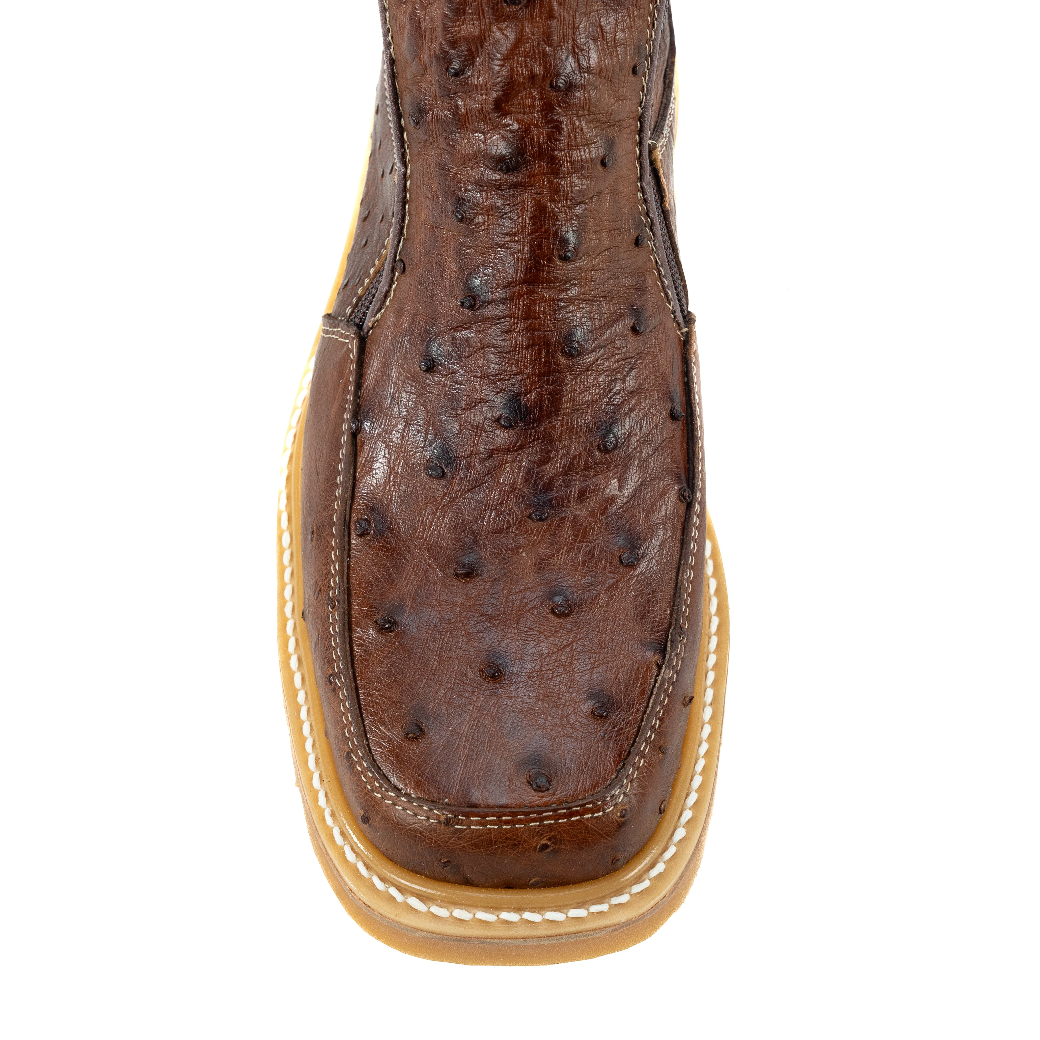 Botin Macho En Piel De Avestruz