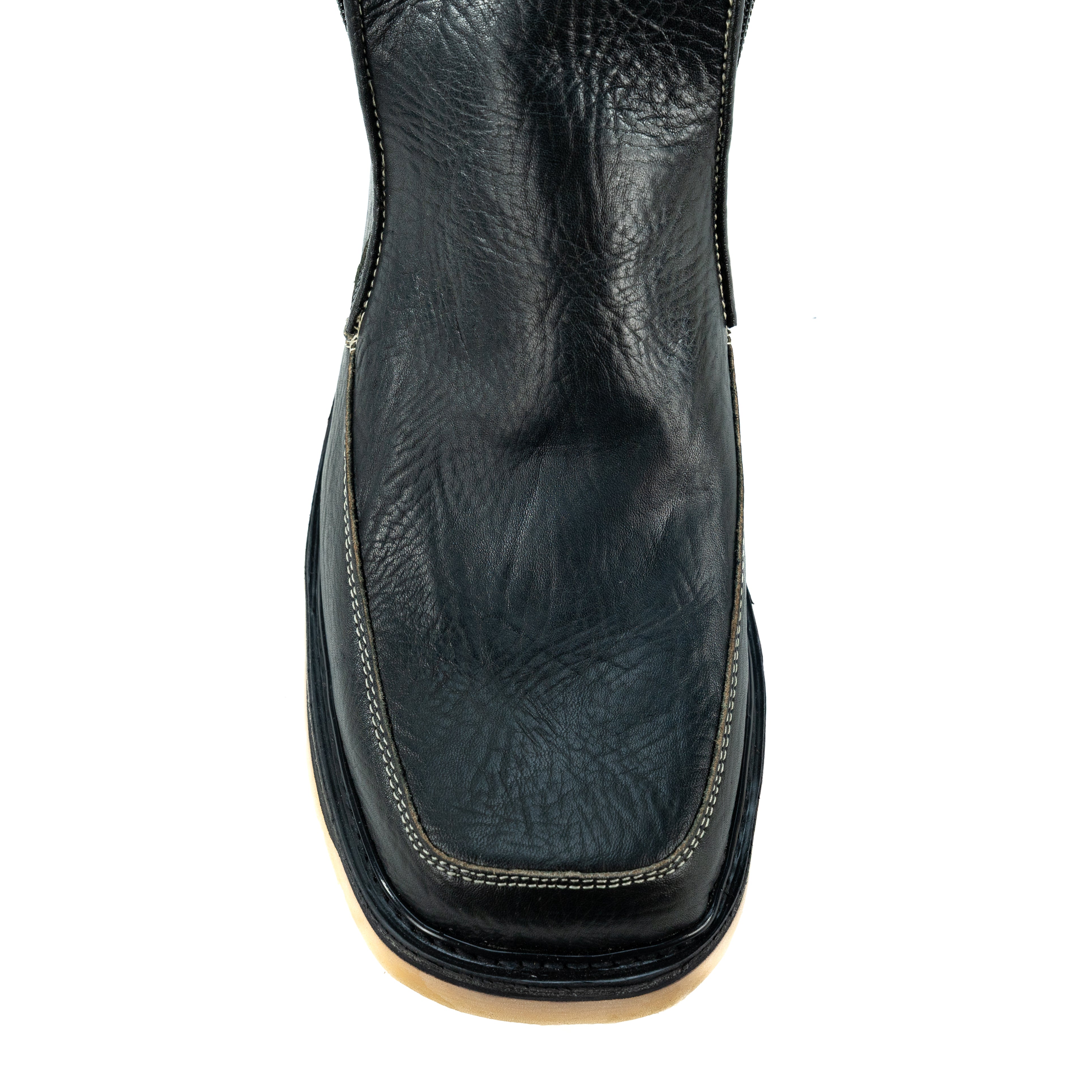 Botin Macho En Piel De Bufalo