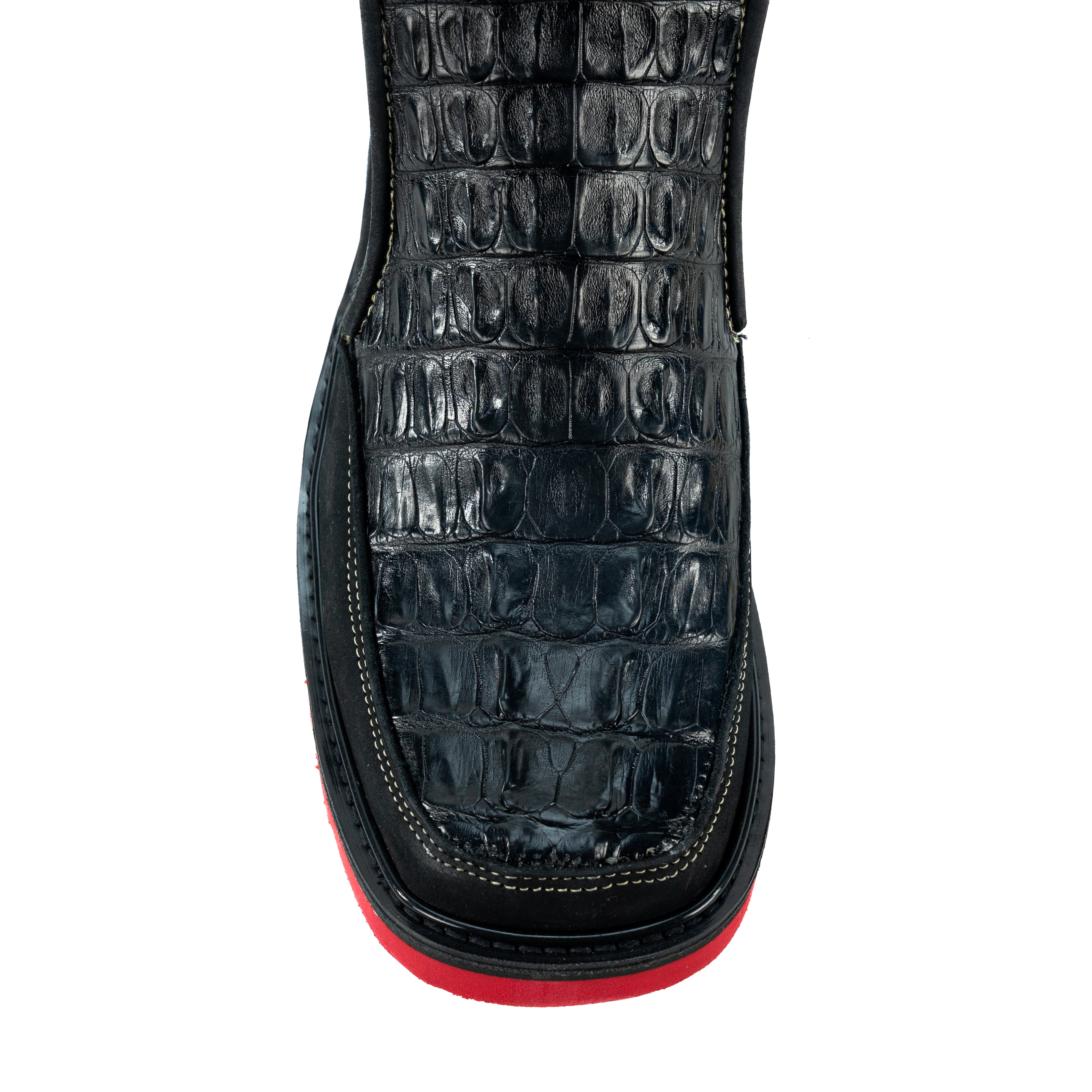 Botin Macho En Piel De Res Cocodrilo