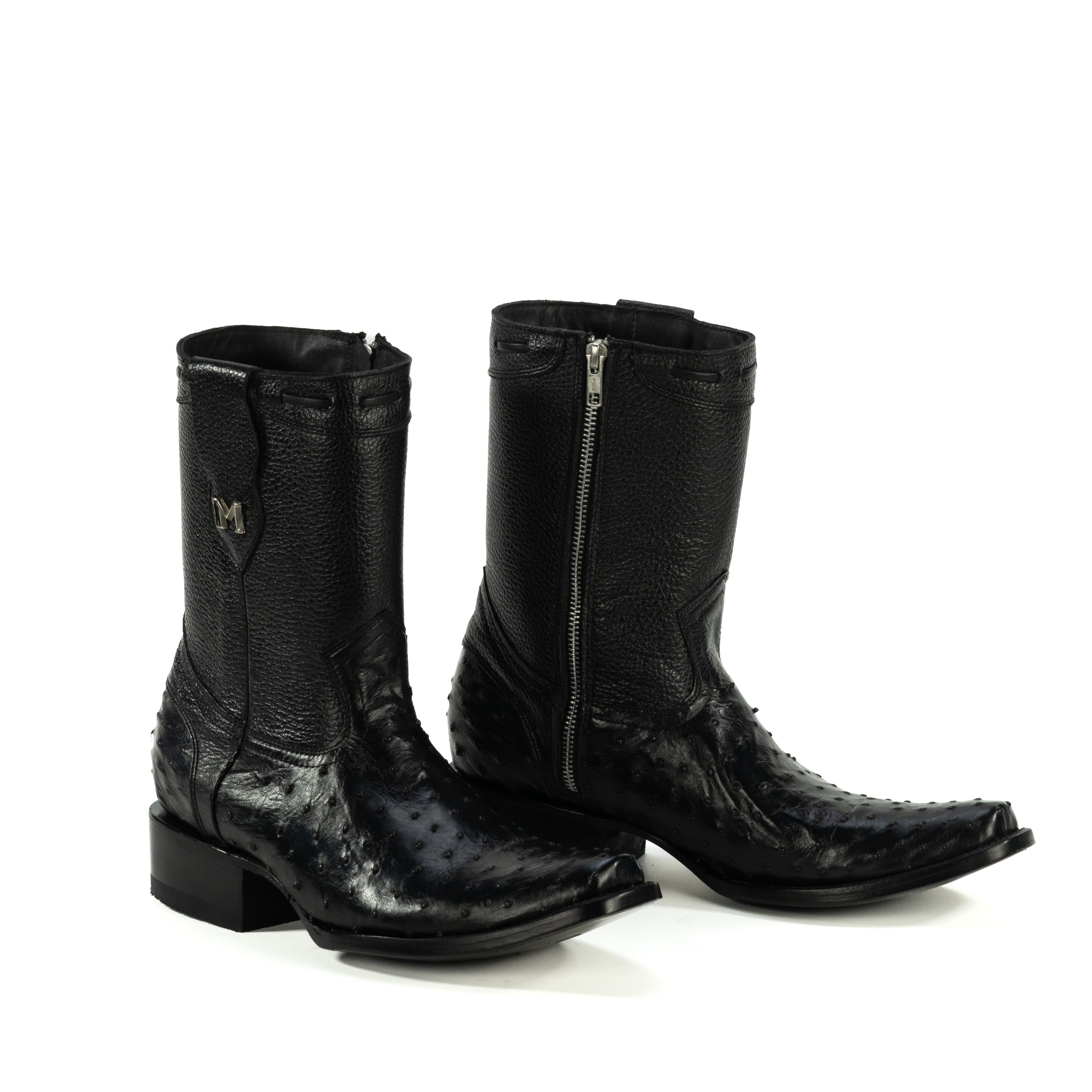 Botin Dylan Piel De Avestruz