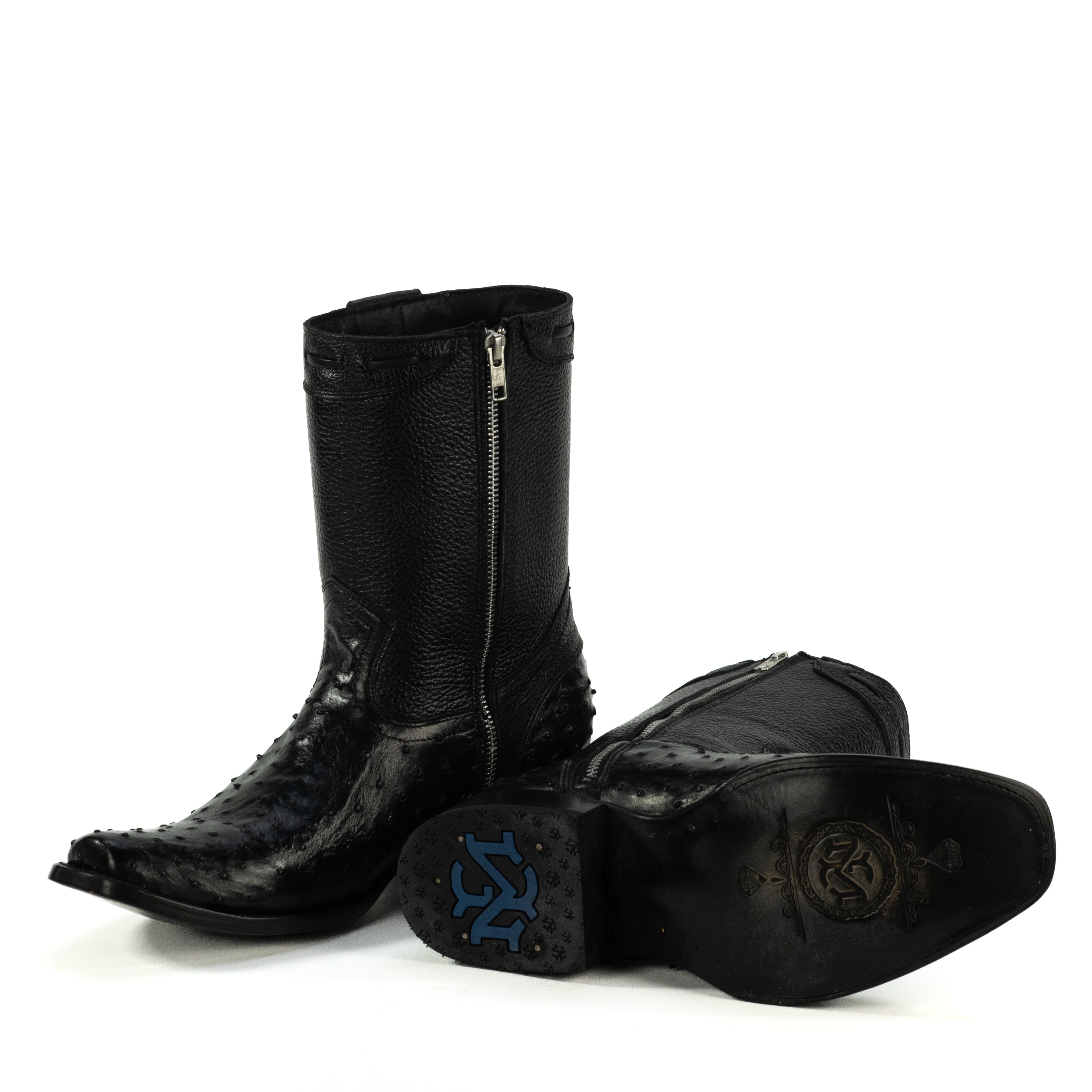 Botin Dylan Piel De Avestruz