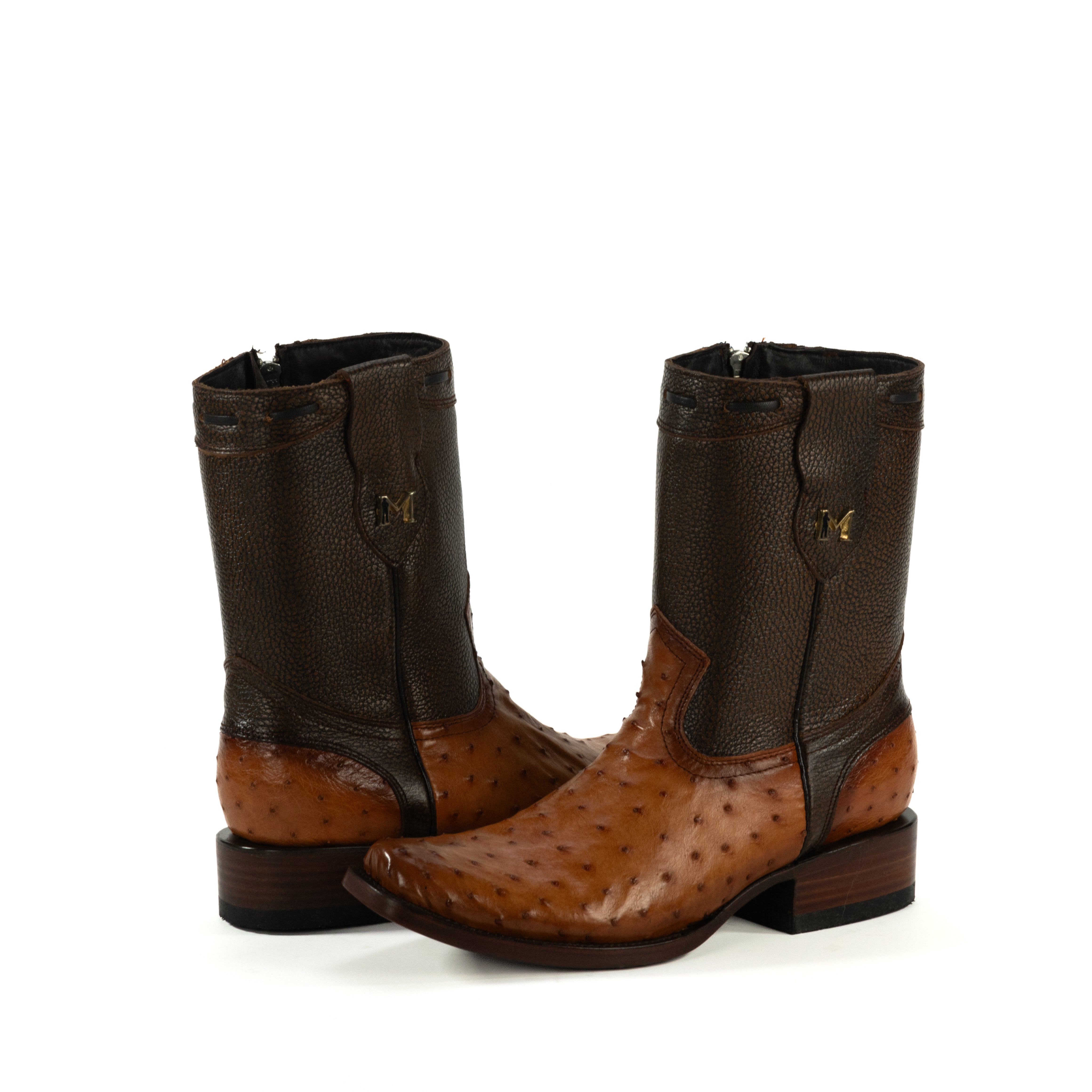 Botin Dylan Piel De Avestruz