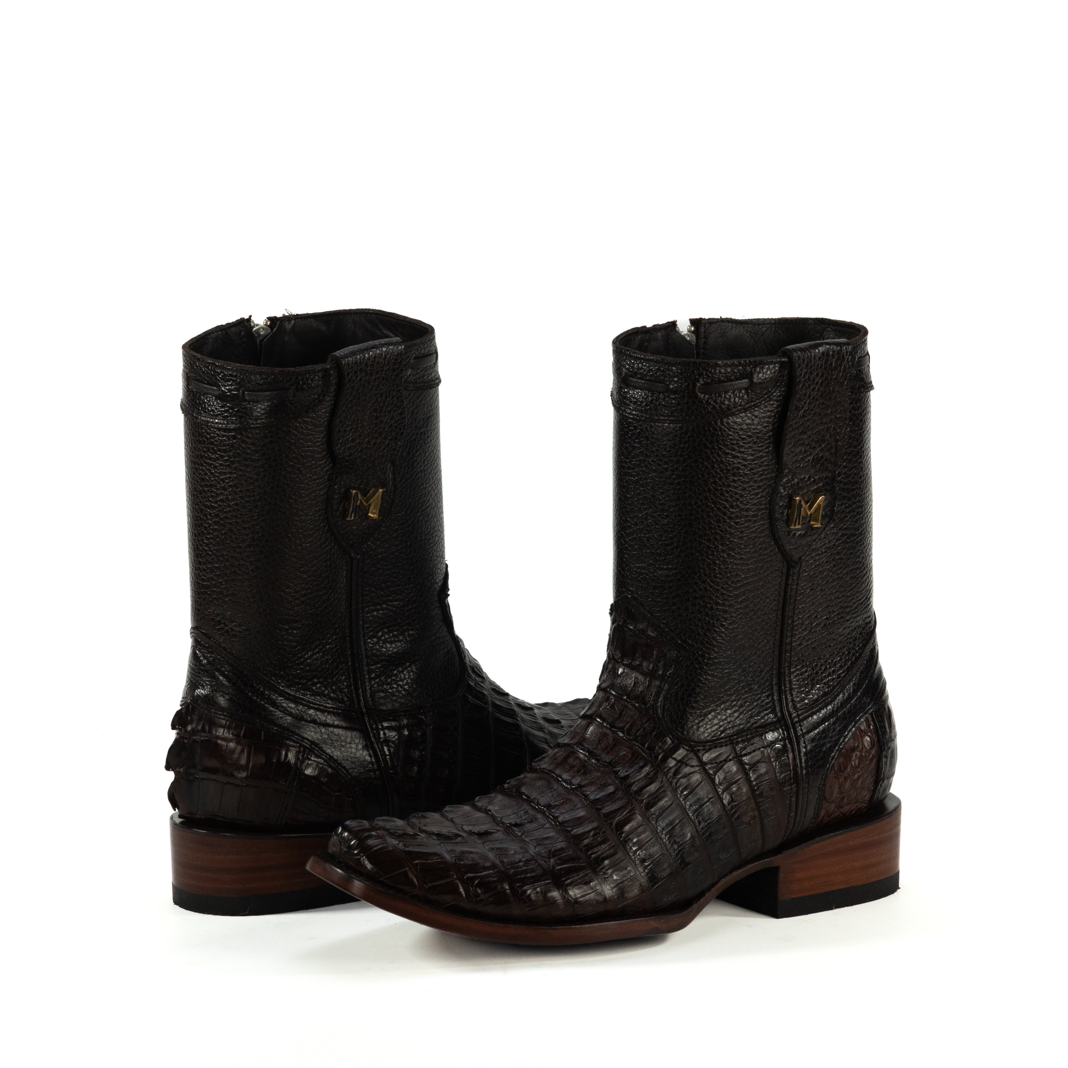 Botin Dylan En Piel De Cocodrilo