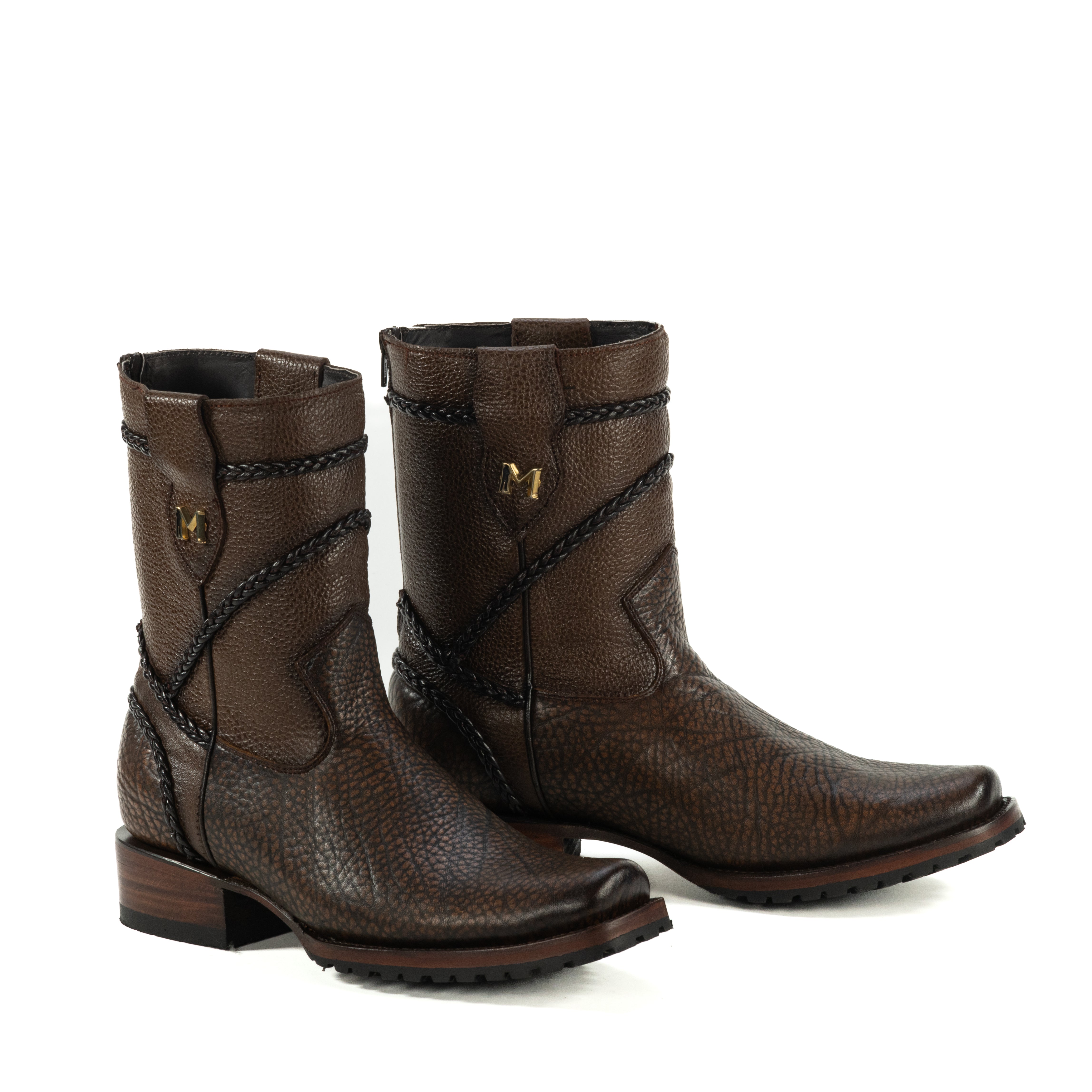 Botin Vaquero Estilo Imperio Bufalo