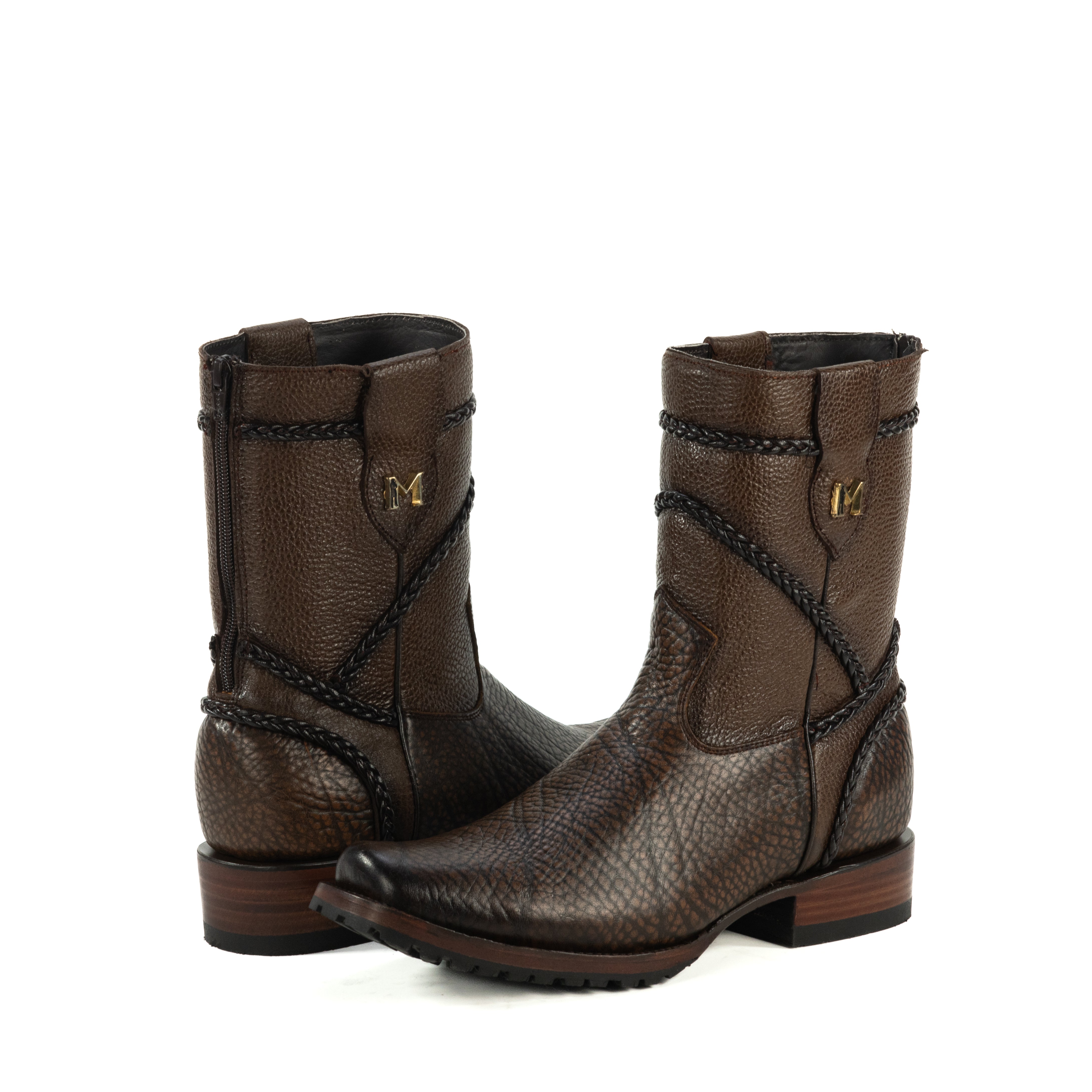 Botin Vaquero Estilo Imperio Bufalo