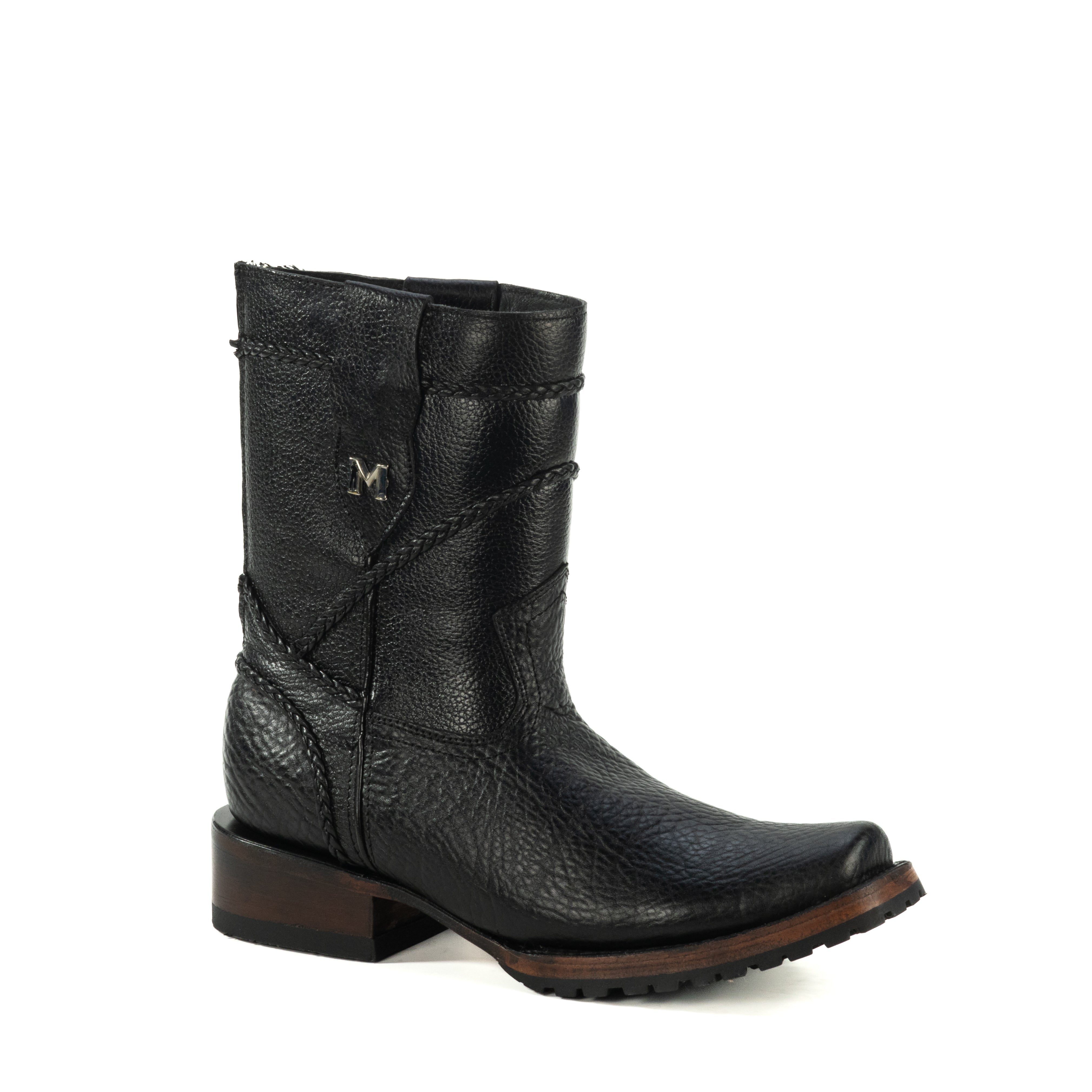 Botin Vaquero Estilo Imperio Bufalo