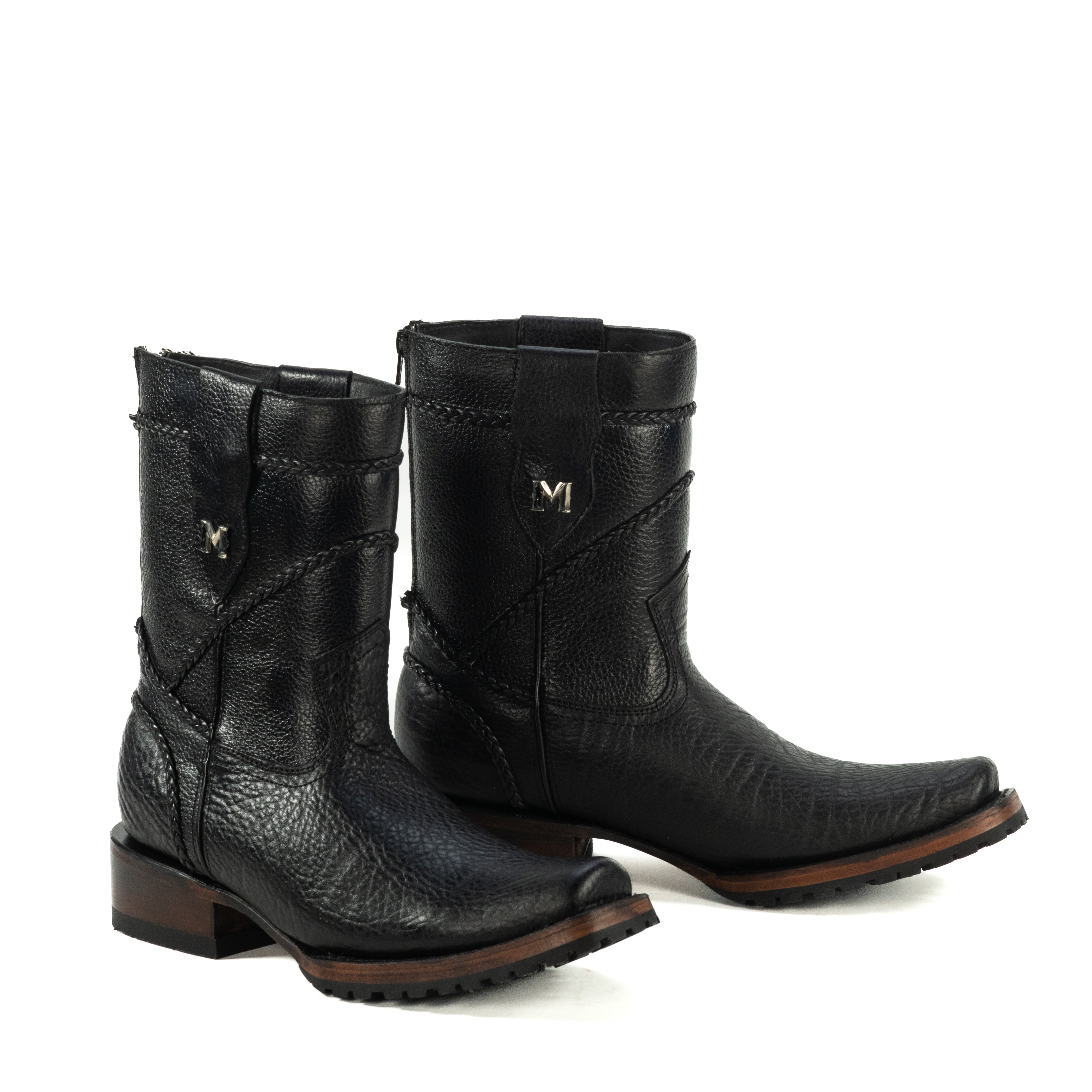 Botin Vaquero Estilo Imperio Bufalo