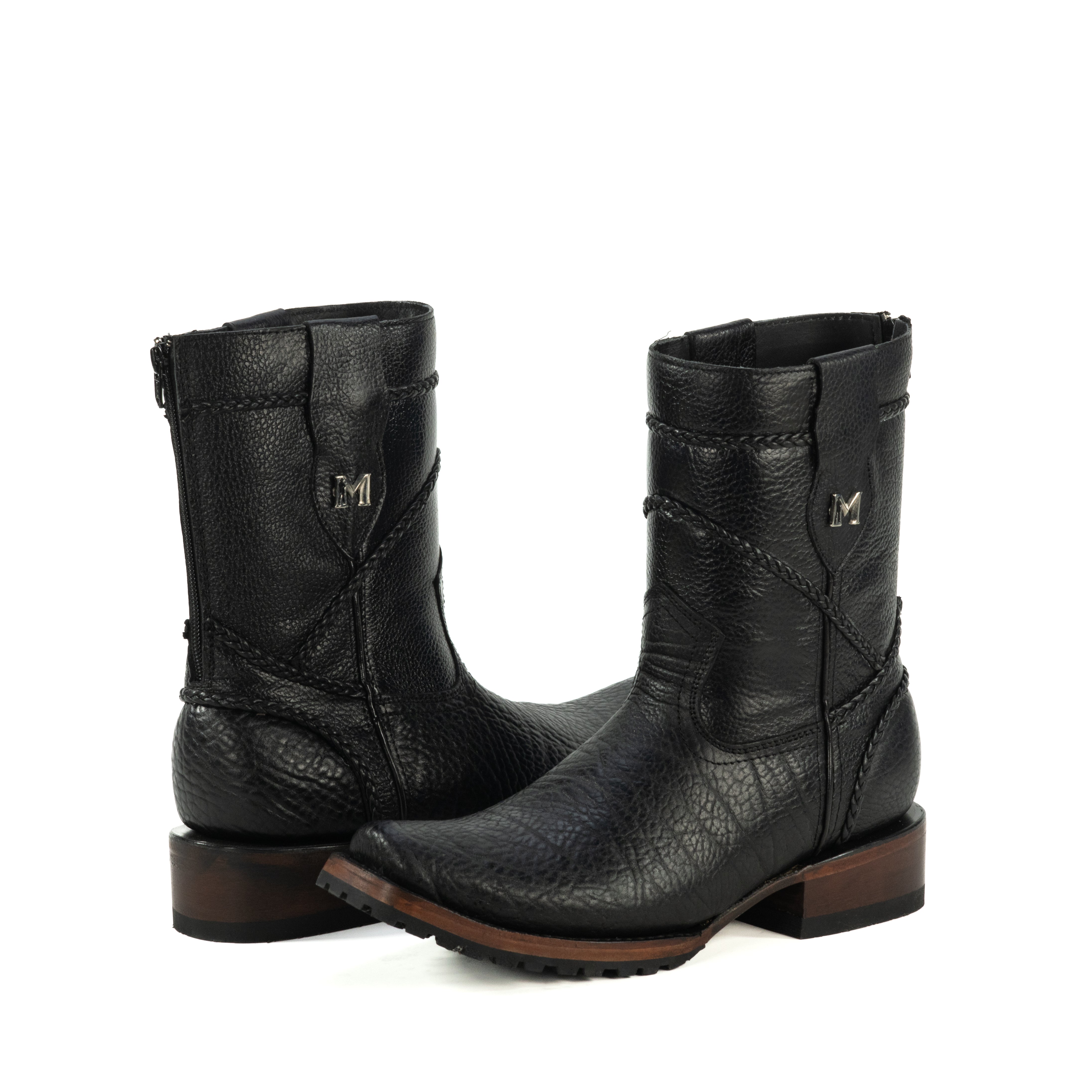 Botin Vaquero Estilo Imperio Bufalo