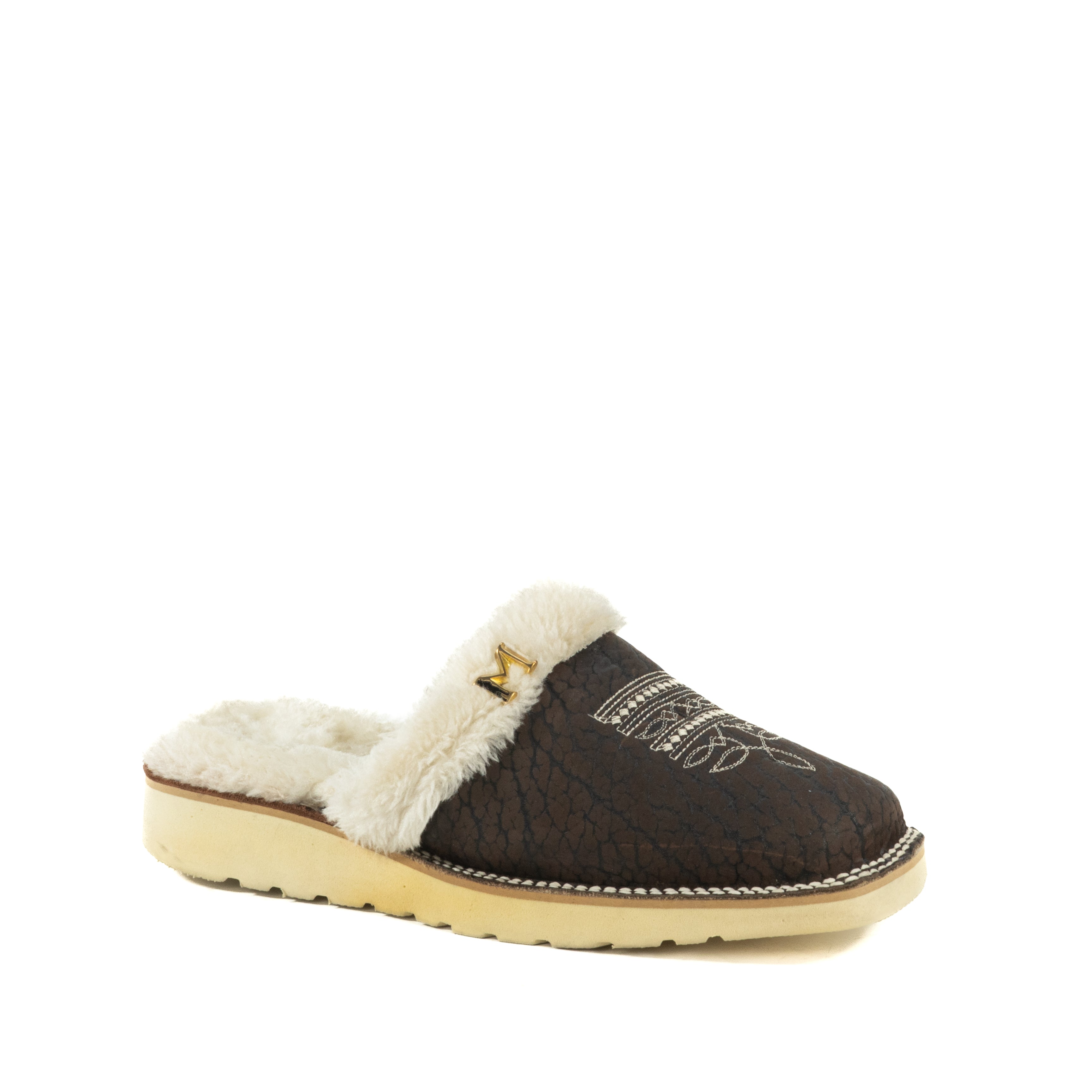 Pantufla Piel De Cuello De Toro