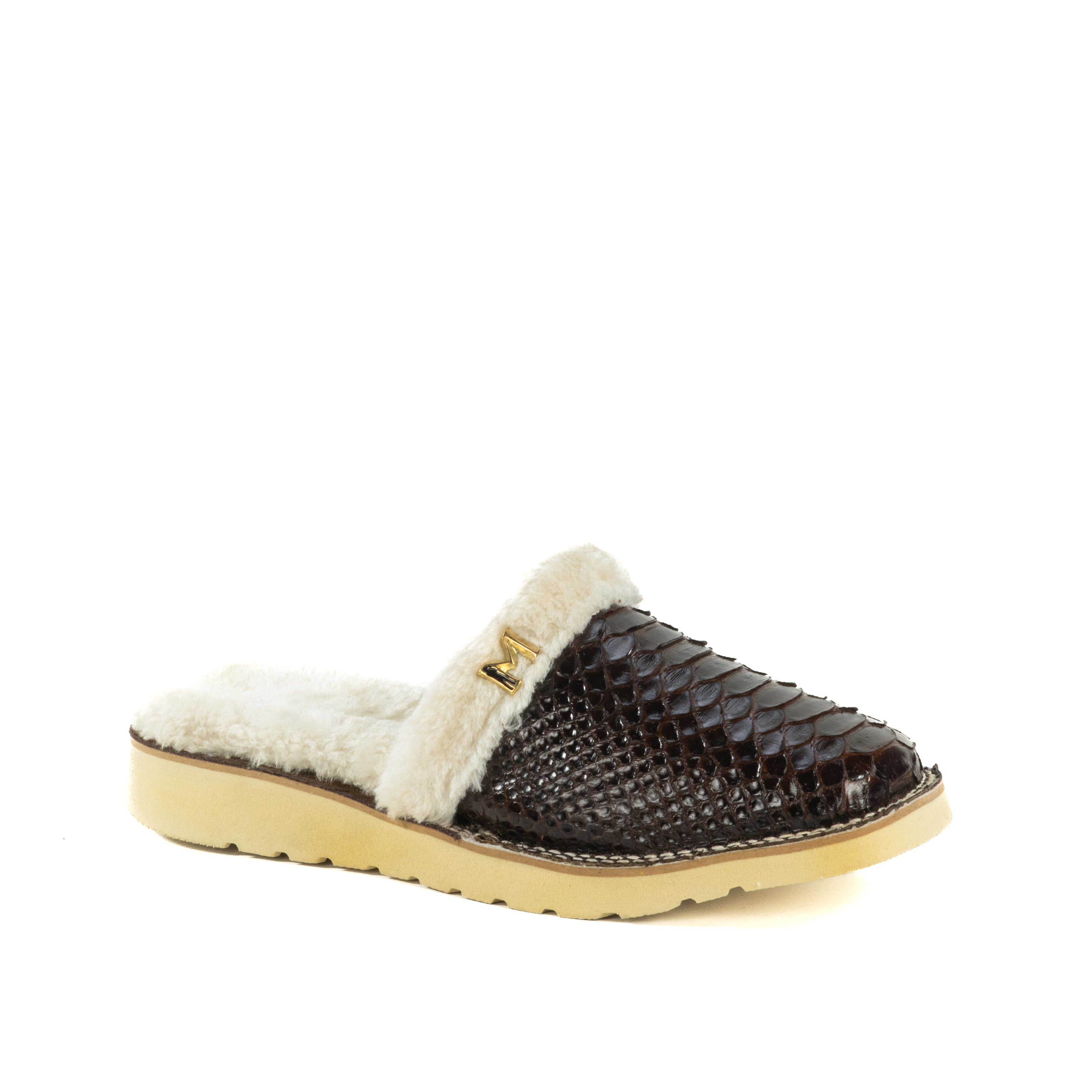 Pantufla Piel De Pitón