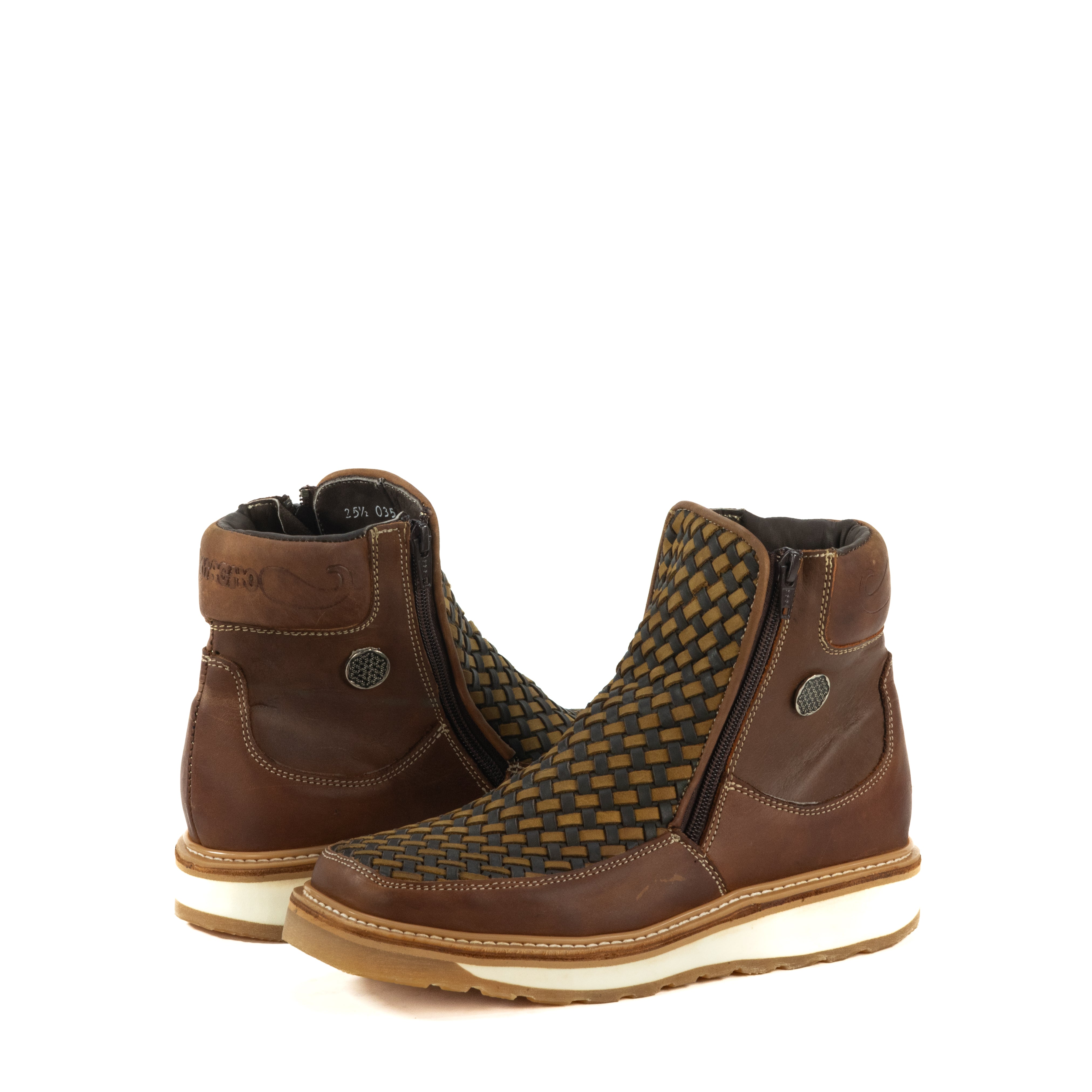 Botin Macho En Piel De Res Petatillo