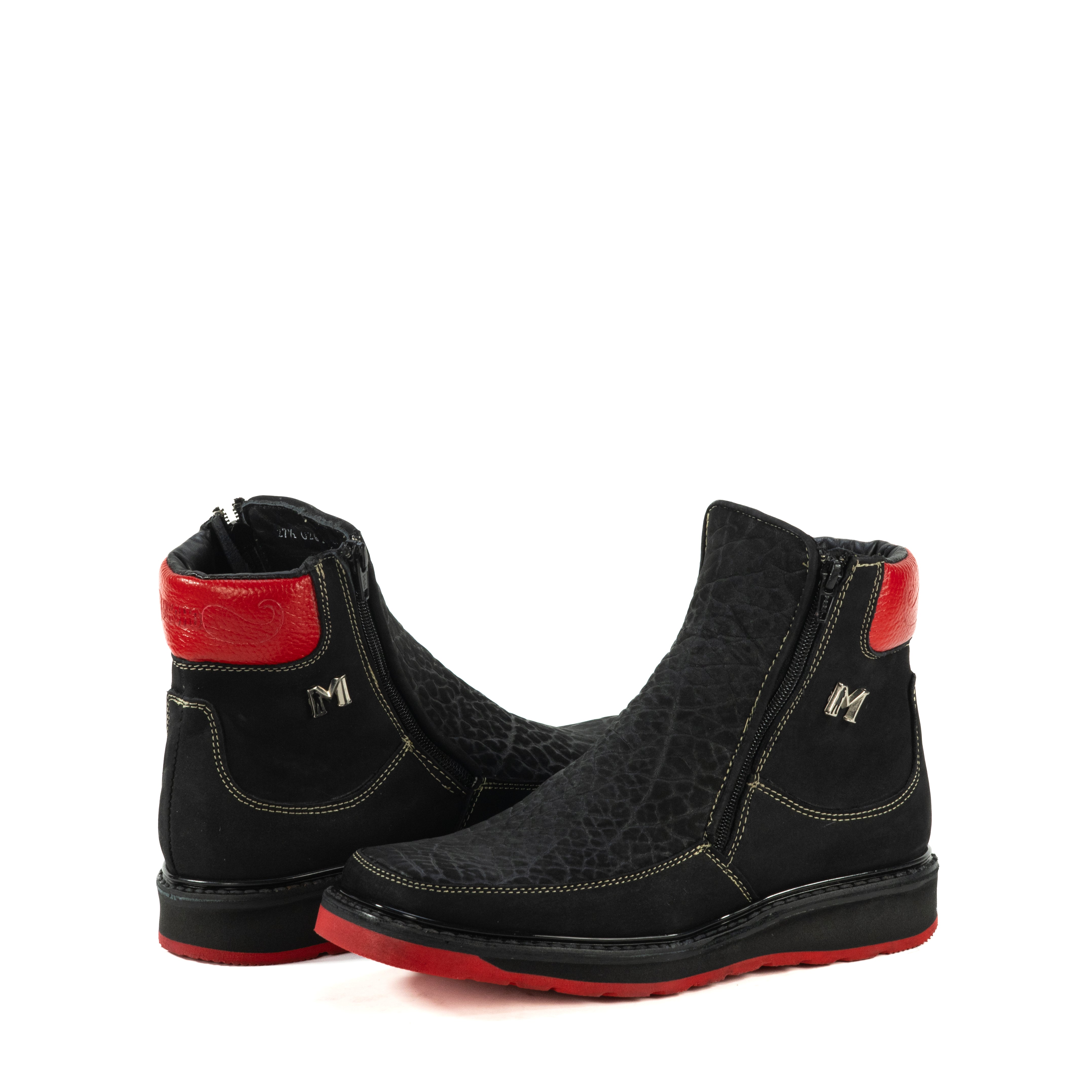 Botin Macho En Piel De Cuello De Toro