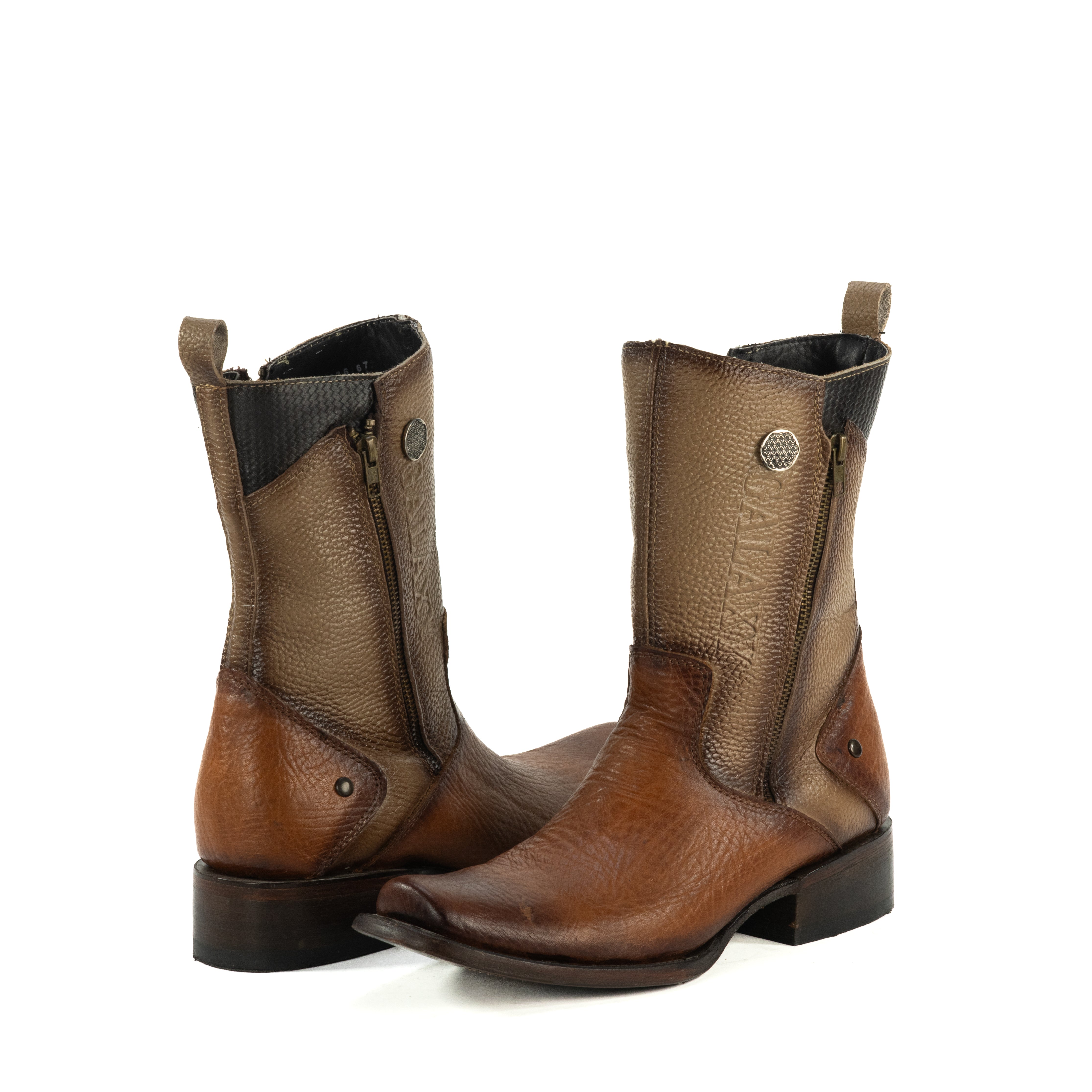 Botin Galaxy En Piel De Bufalo