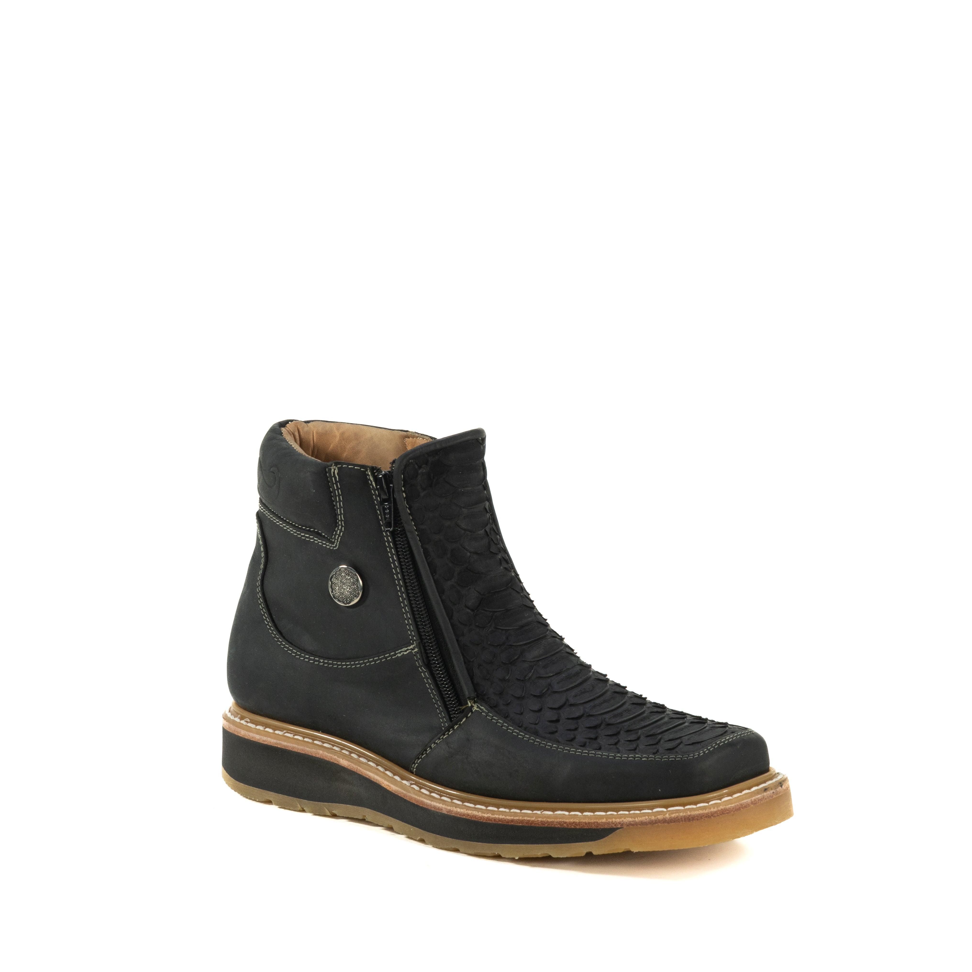 Botin Macho En Piel De Piton