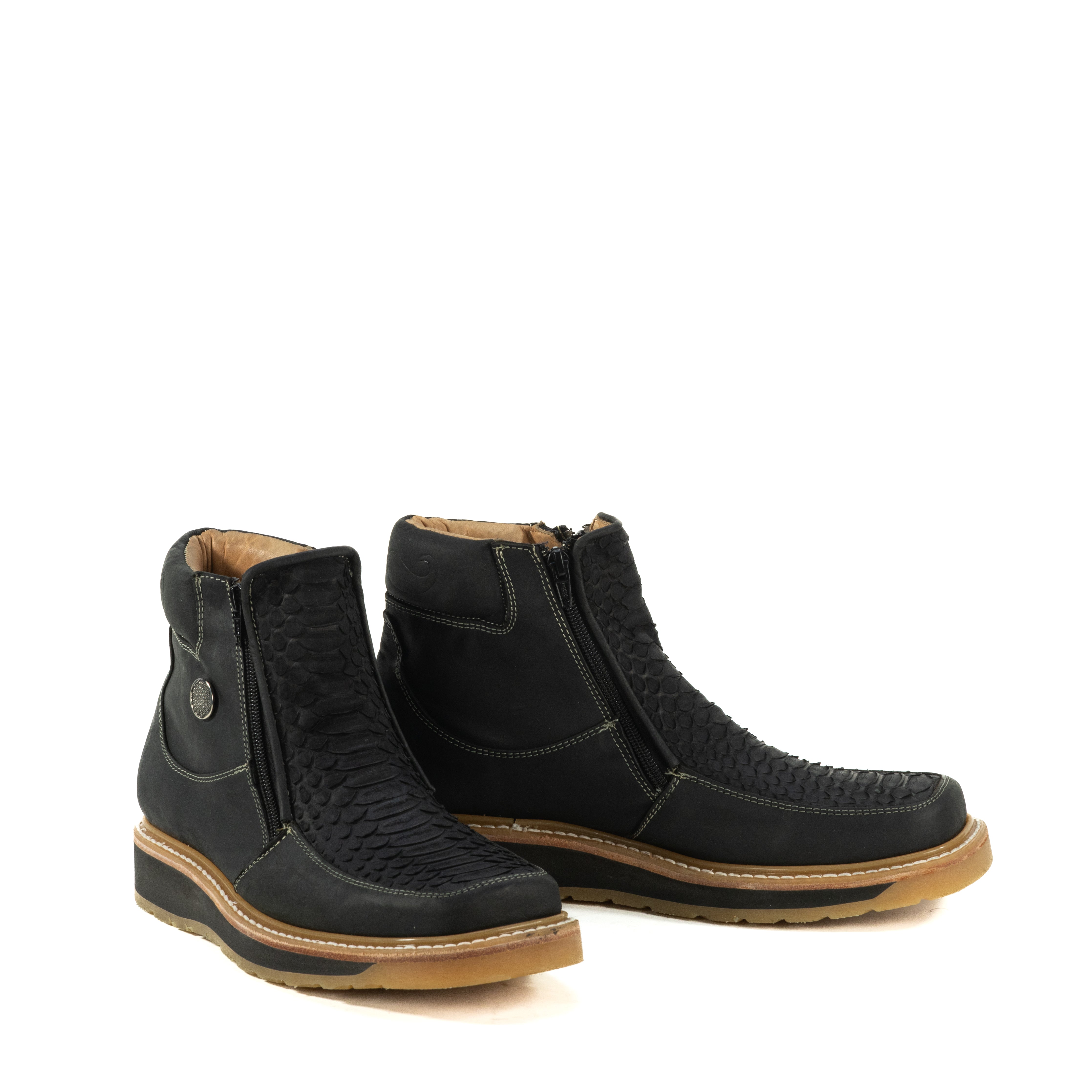 Botin Macho En Piel De Piton