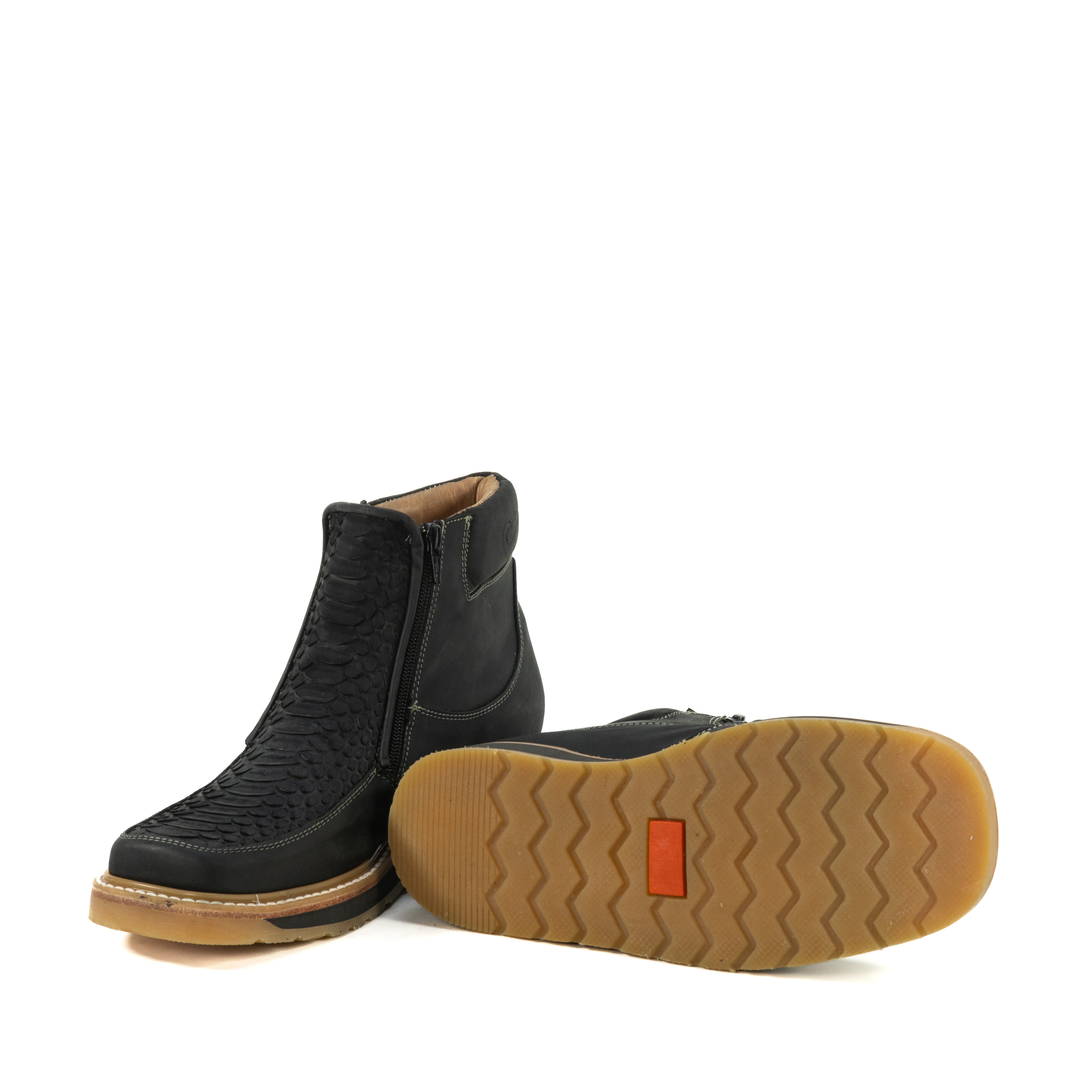 Botin Macho En Piel De Piton