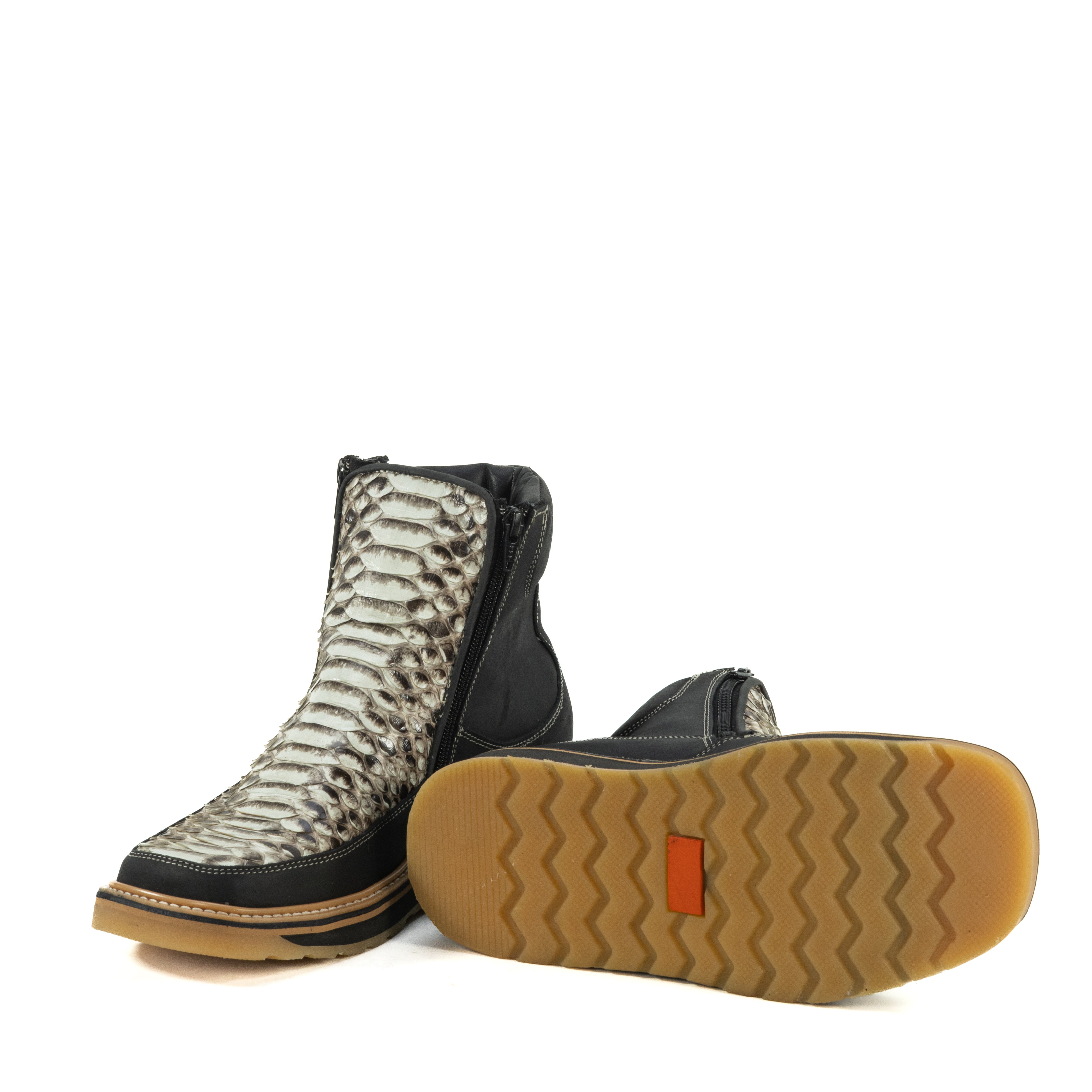 Botin Macho En Piel De Piton