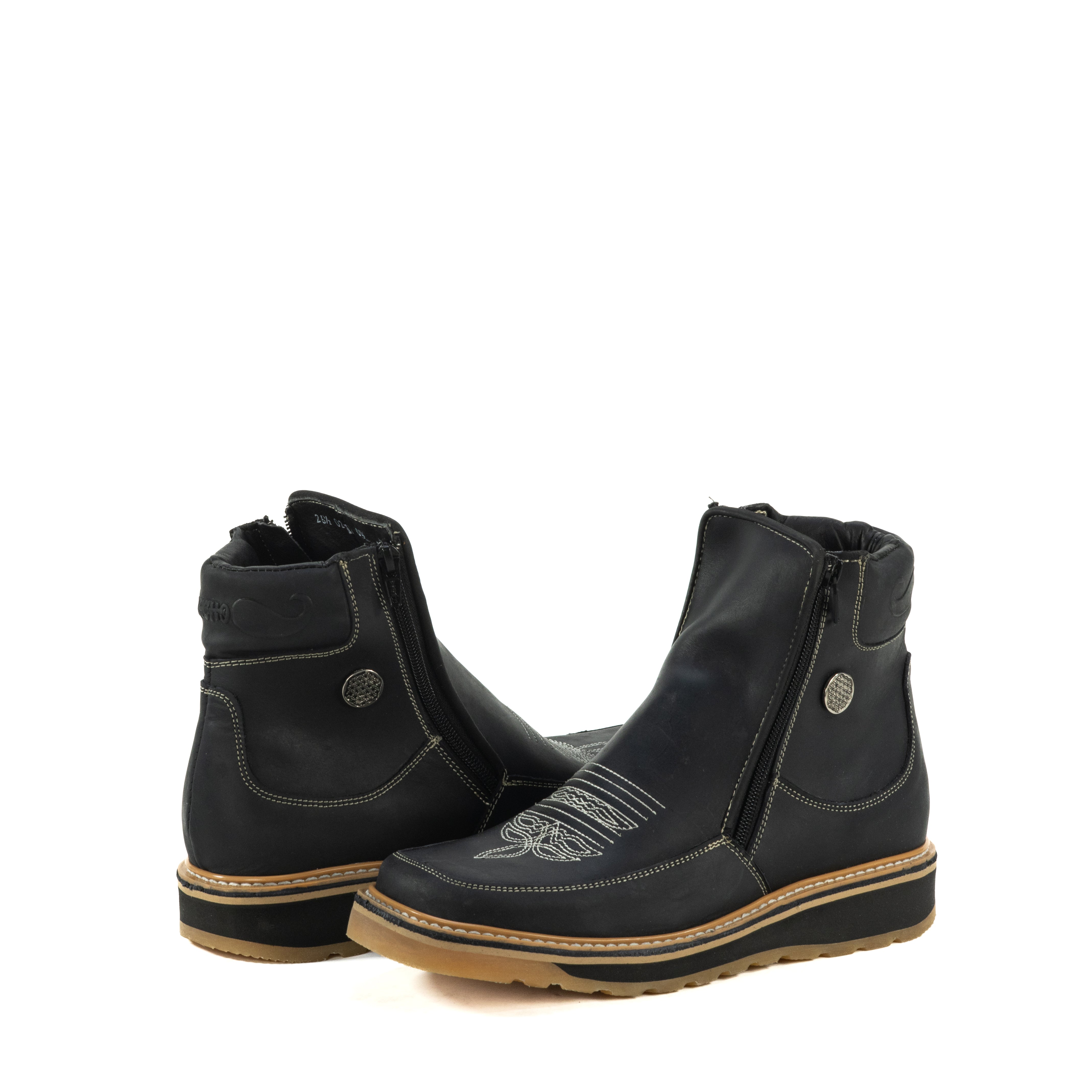 Botin Macho En Piel De Res