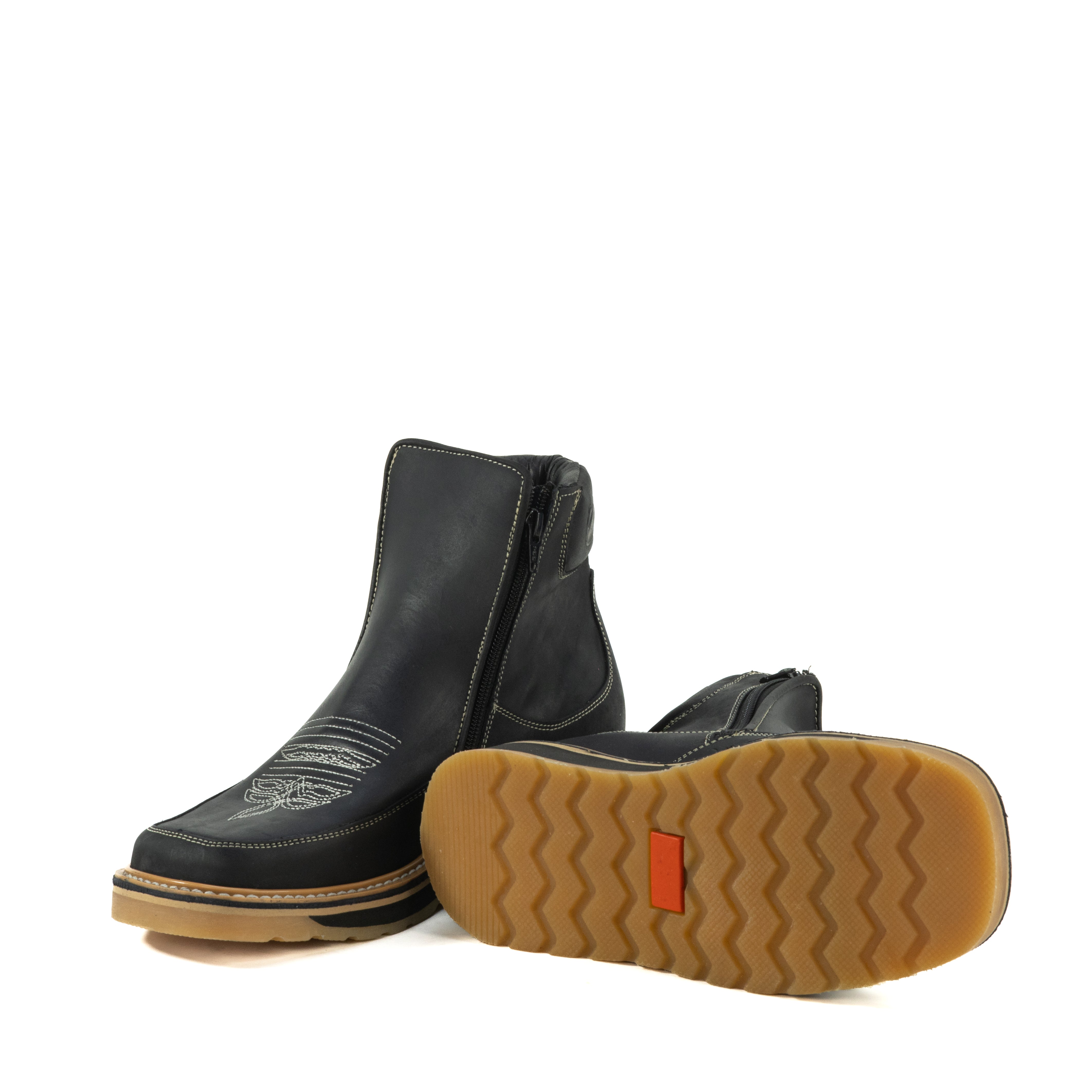 Botin Macho En Piel De Res