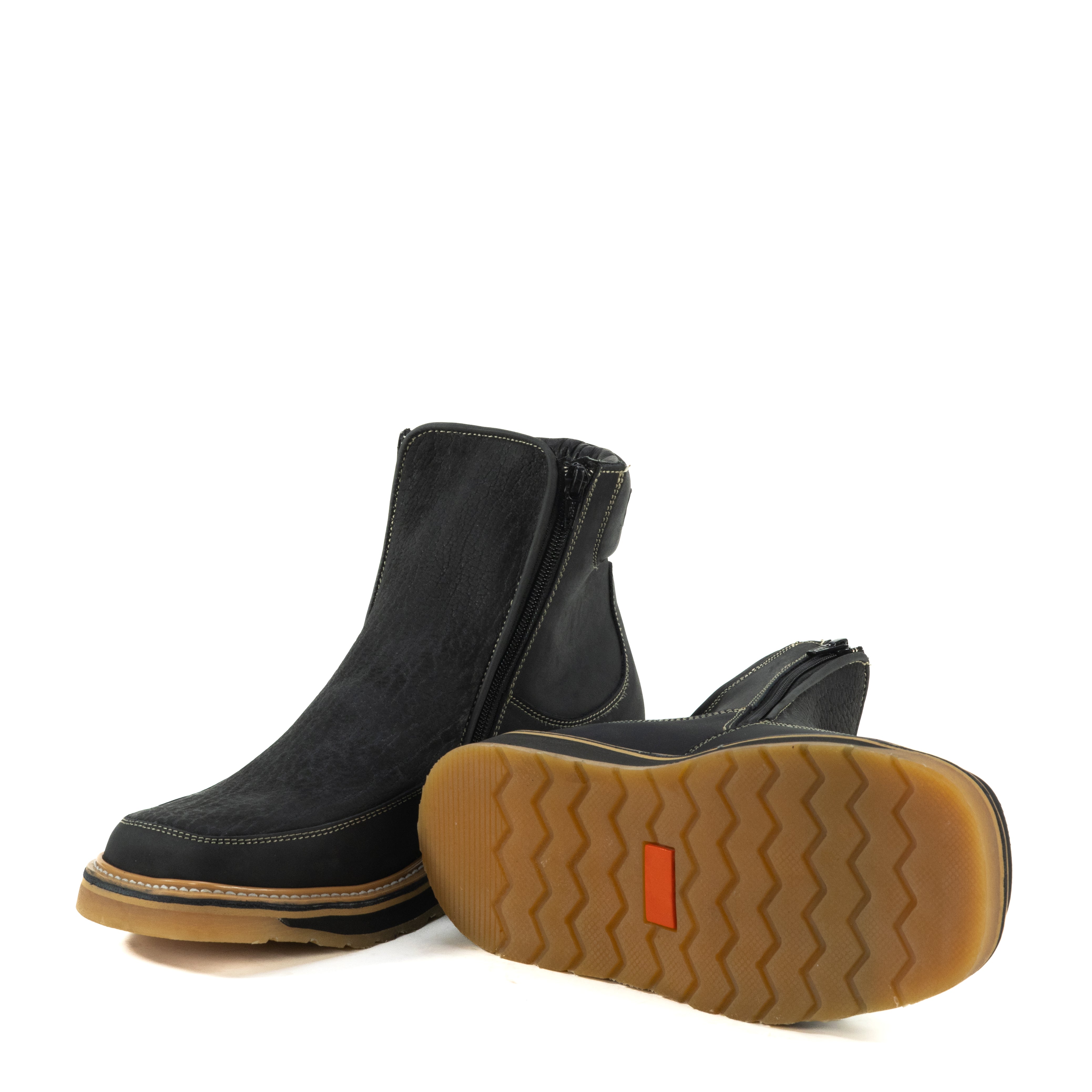 Botin Macho En Piel De Cuello De Toro