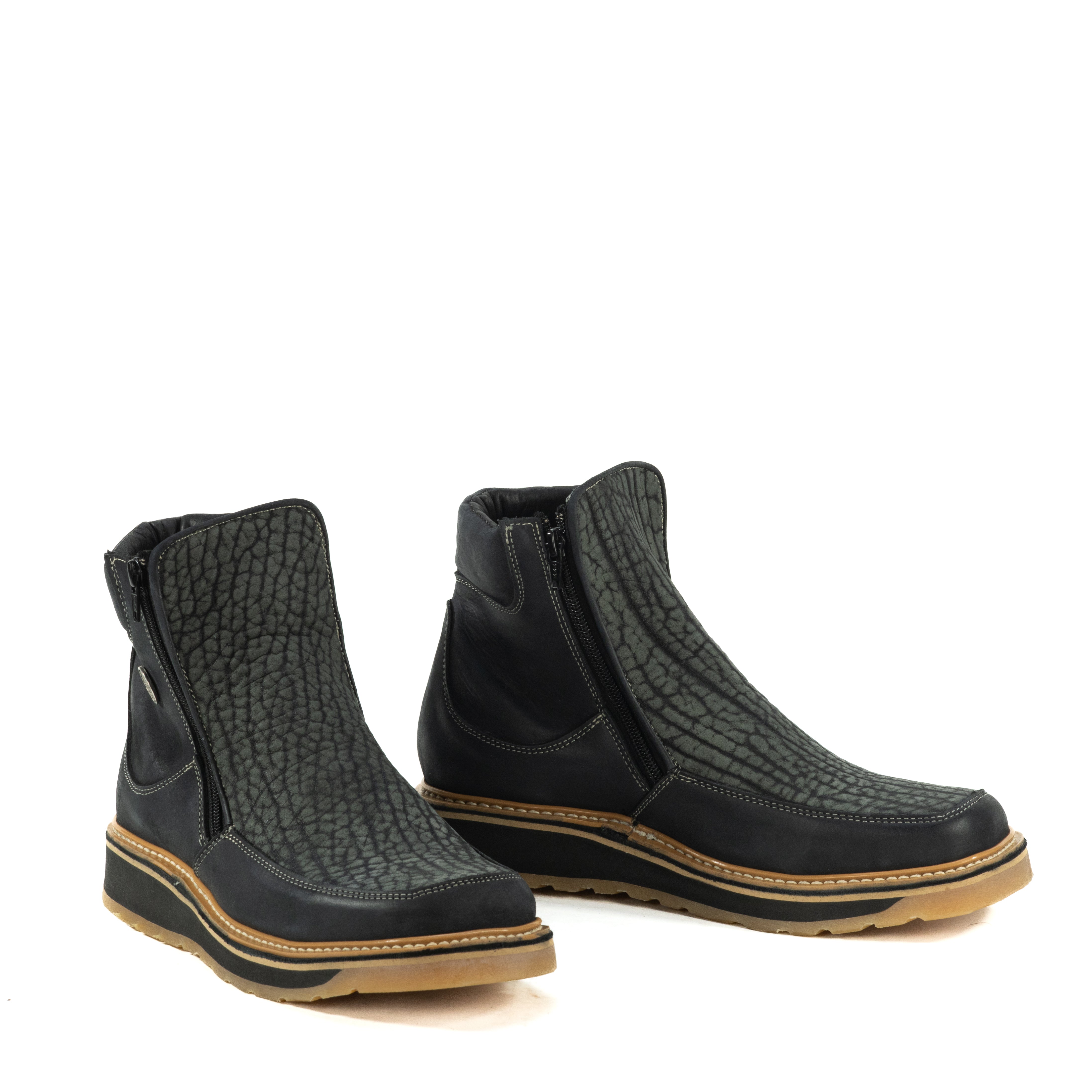 Botin Macho En Piel De Cuello De Toro