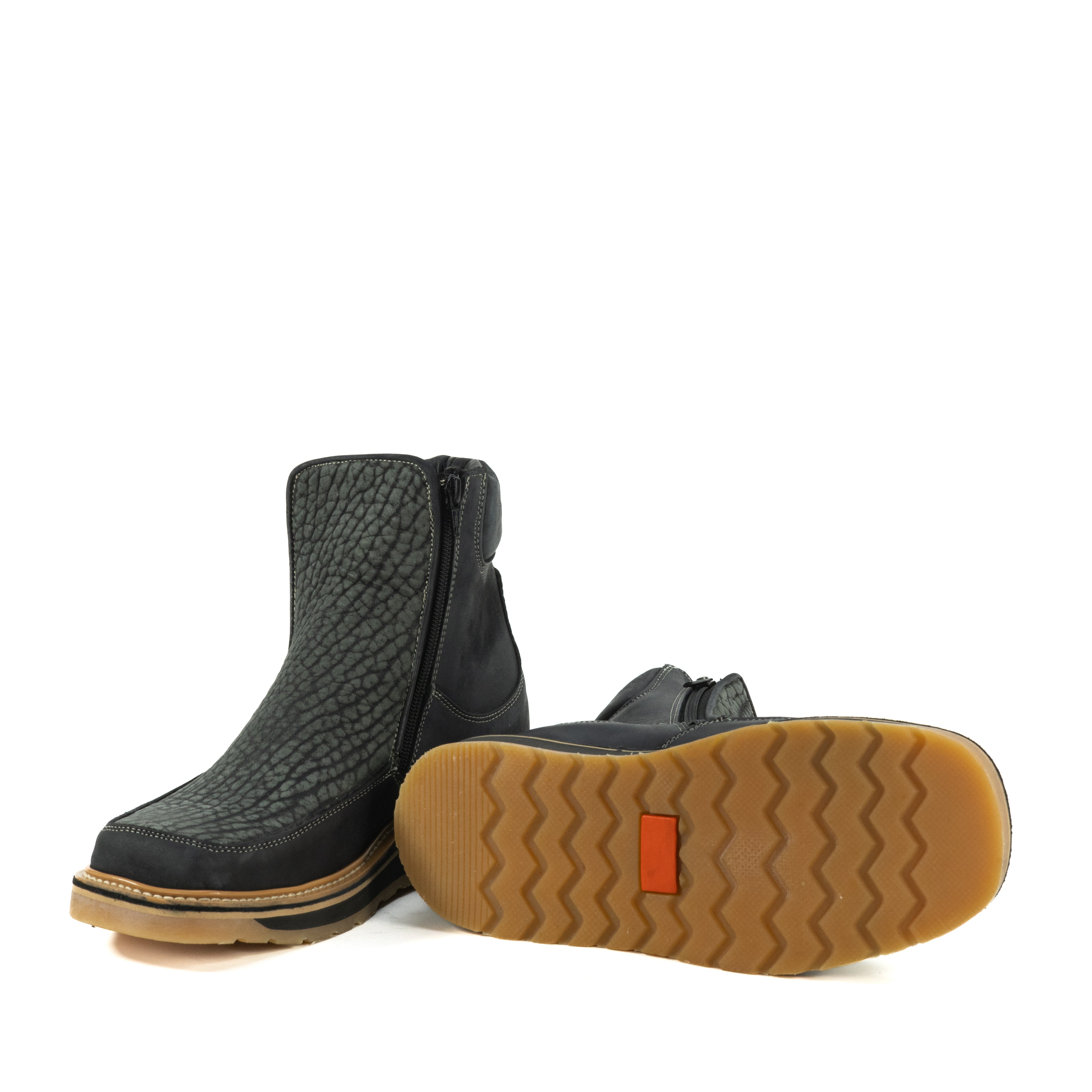 Botin Macho En Piel De Cuello De Toro