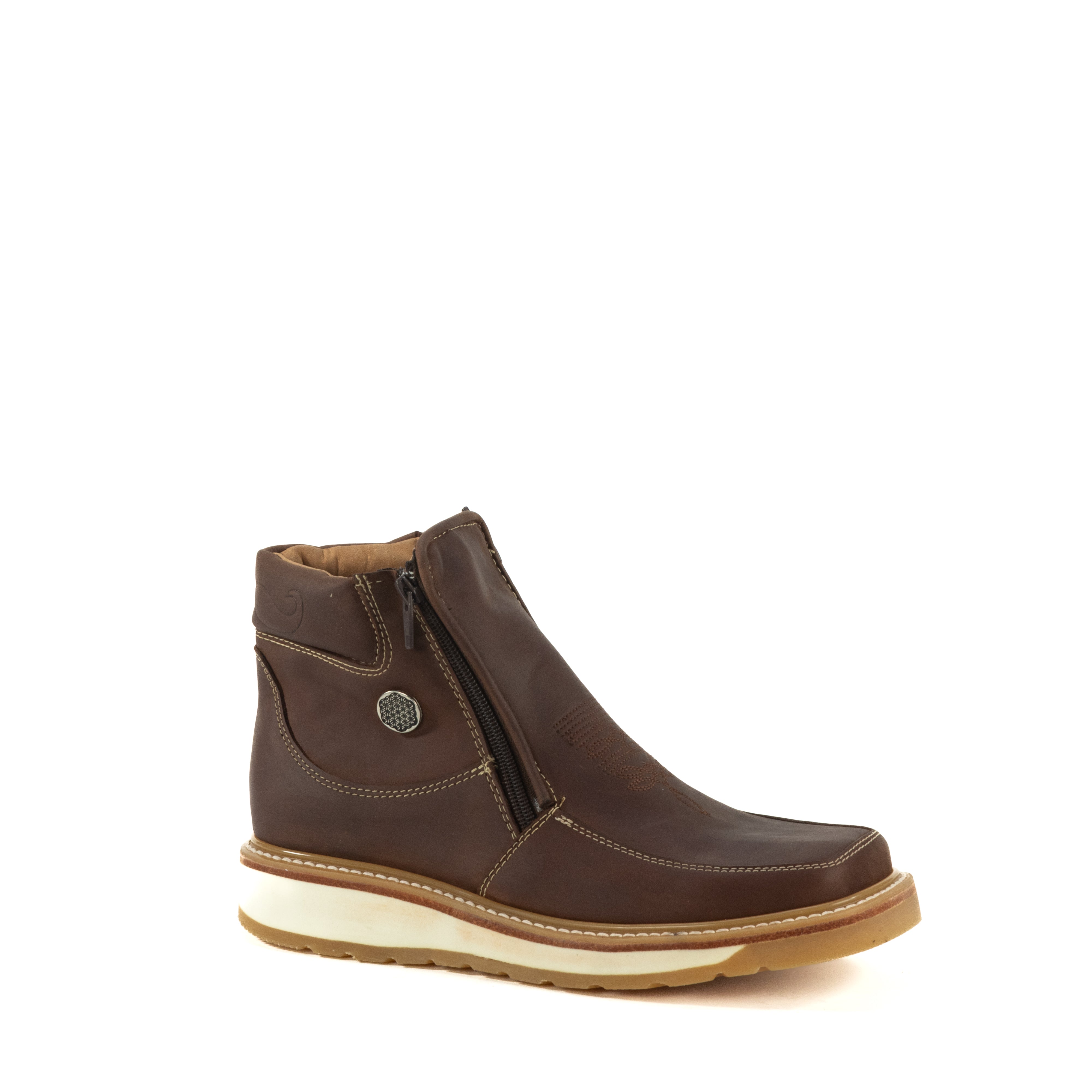 Botin Macho En Piel De Res