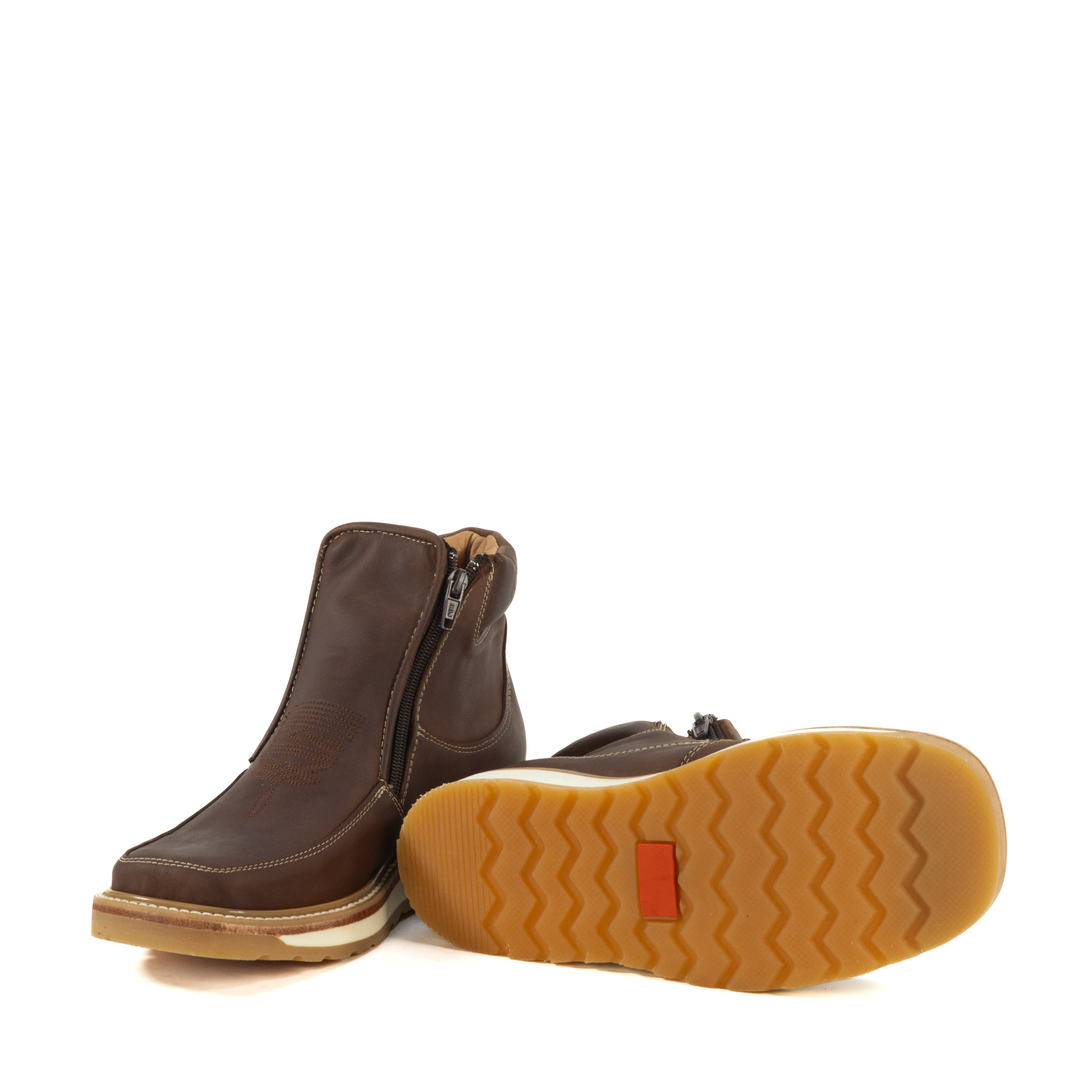 Botin Macho En Piel De Res