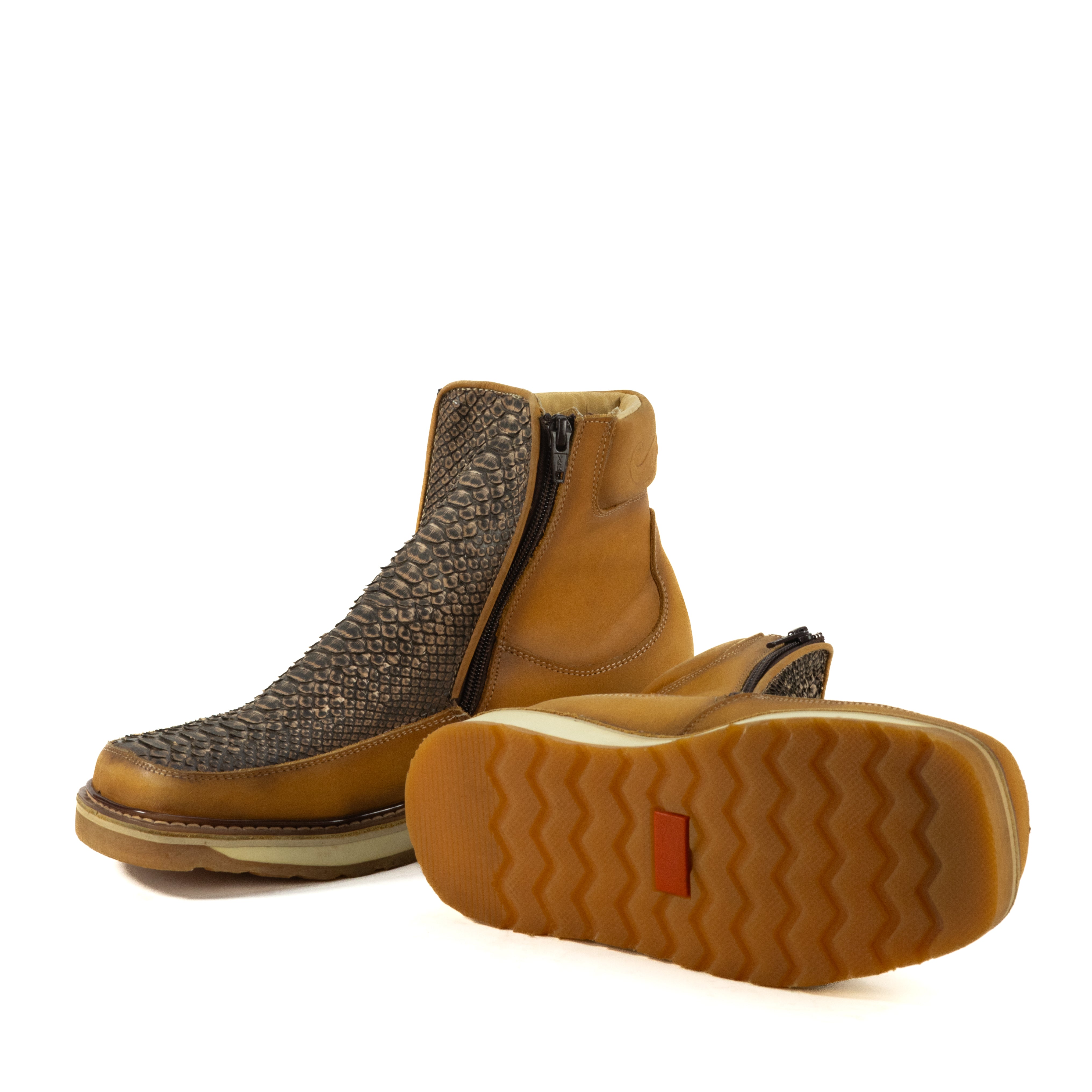 Botin Macho En Piel De Piton