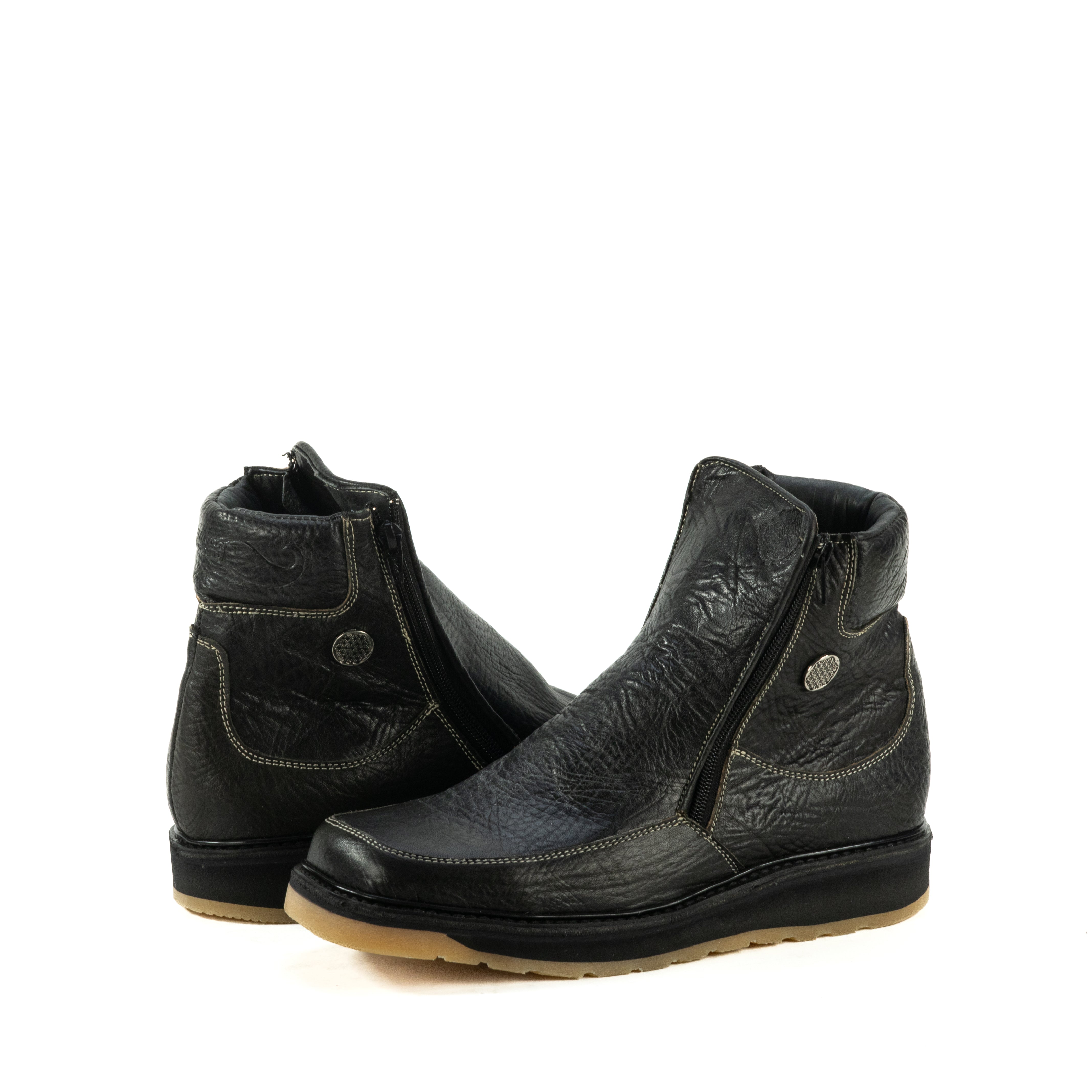 Botin Macho En Piel De Bufalo