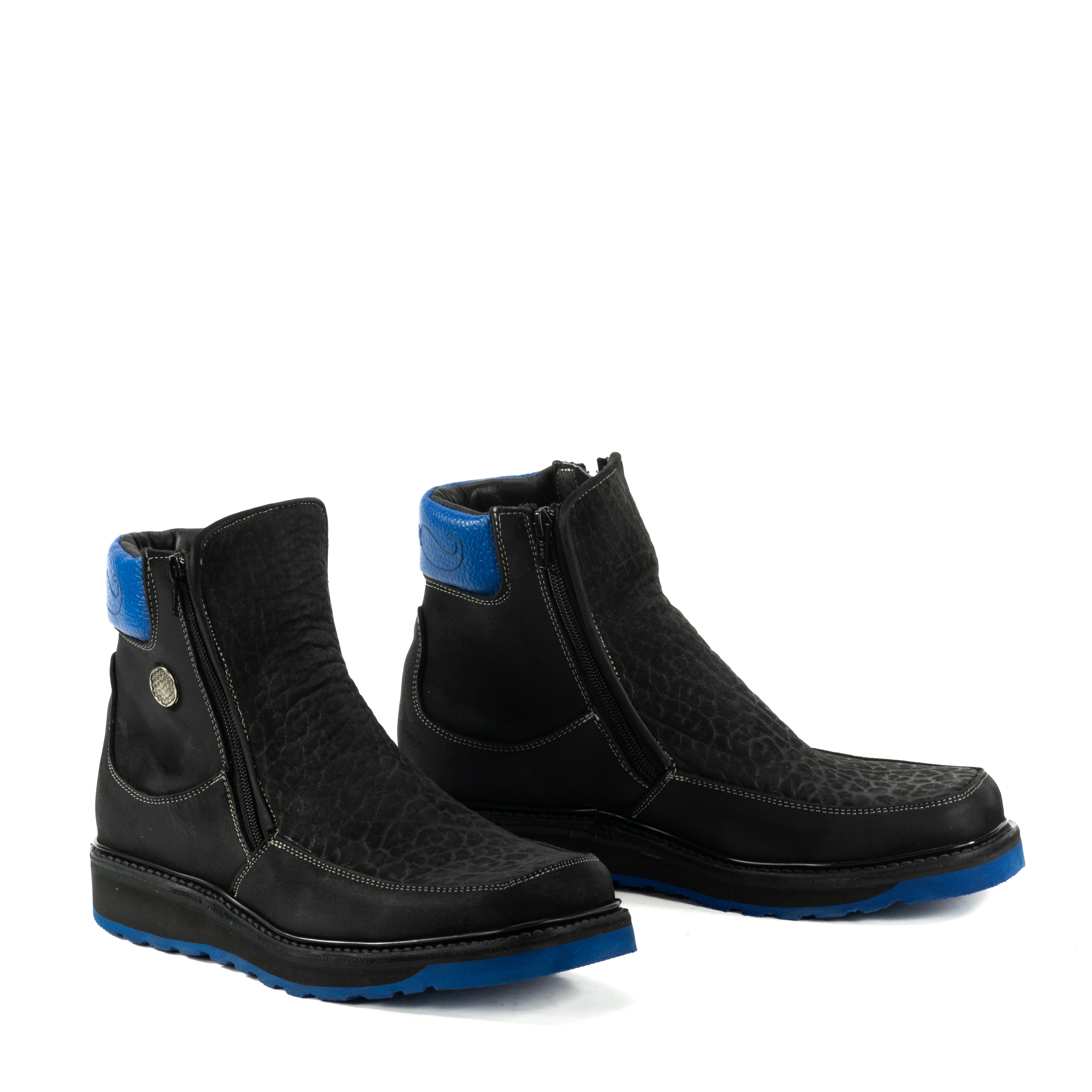 Botin Macho En Piel De Cuello De Toro