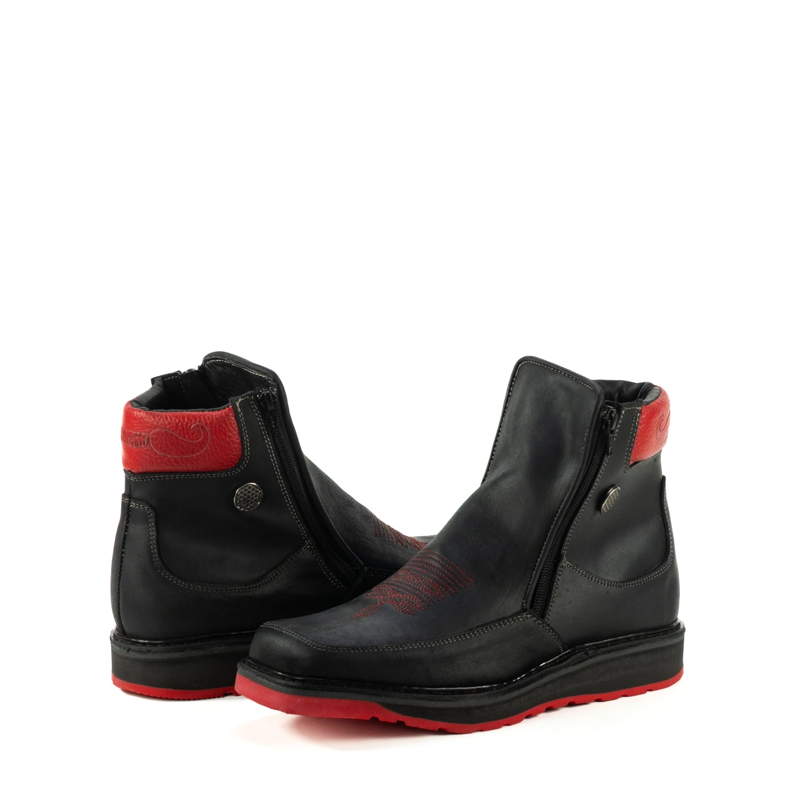 Botin Macho En Piel De Res