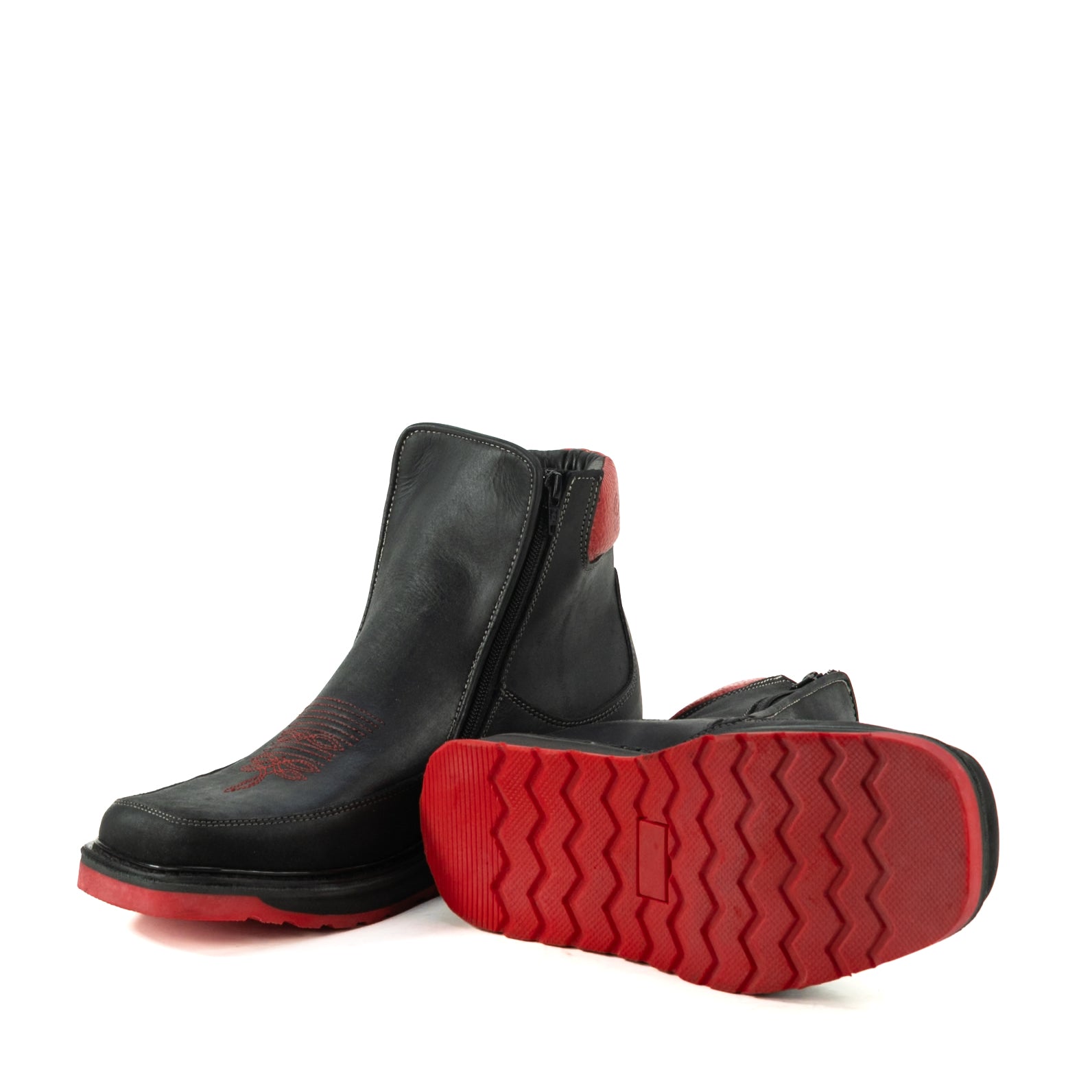 Botin Macho En Piel De Res