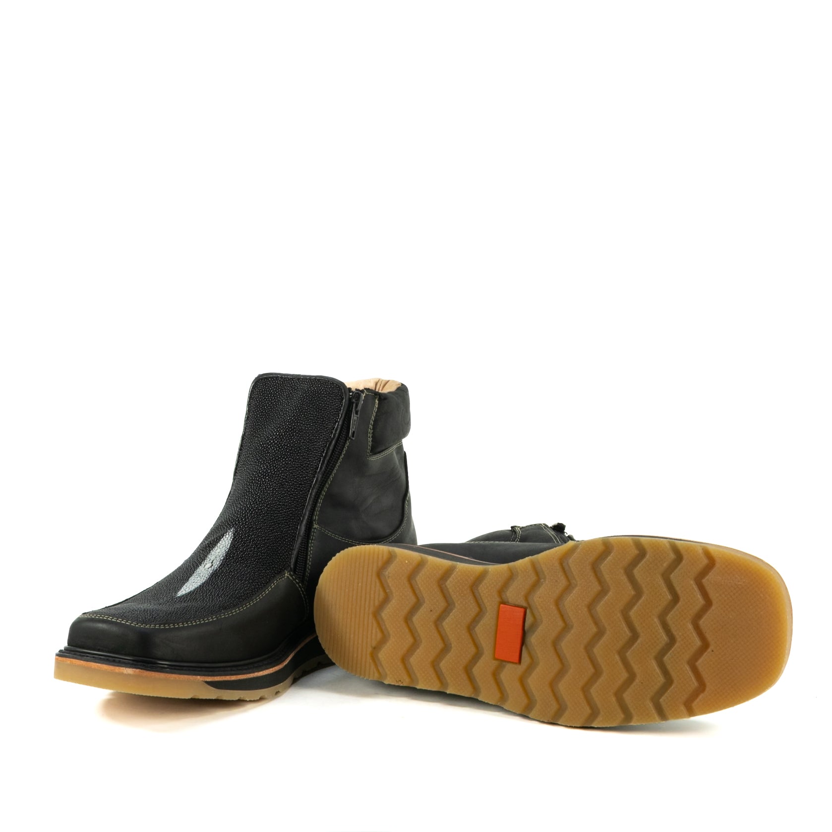 Botin Macho En Piel De Mantarraya